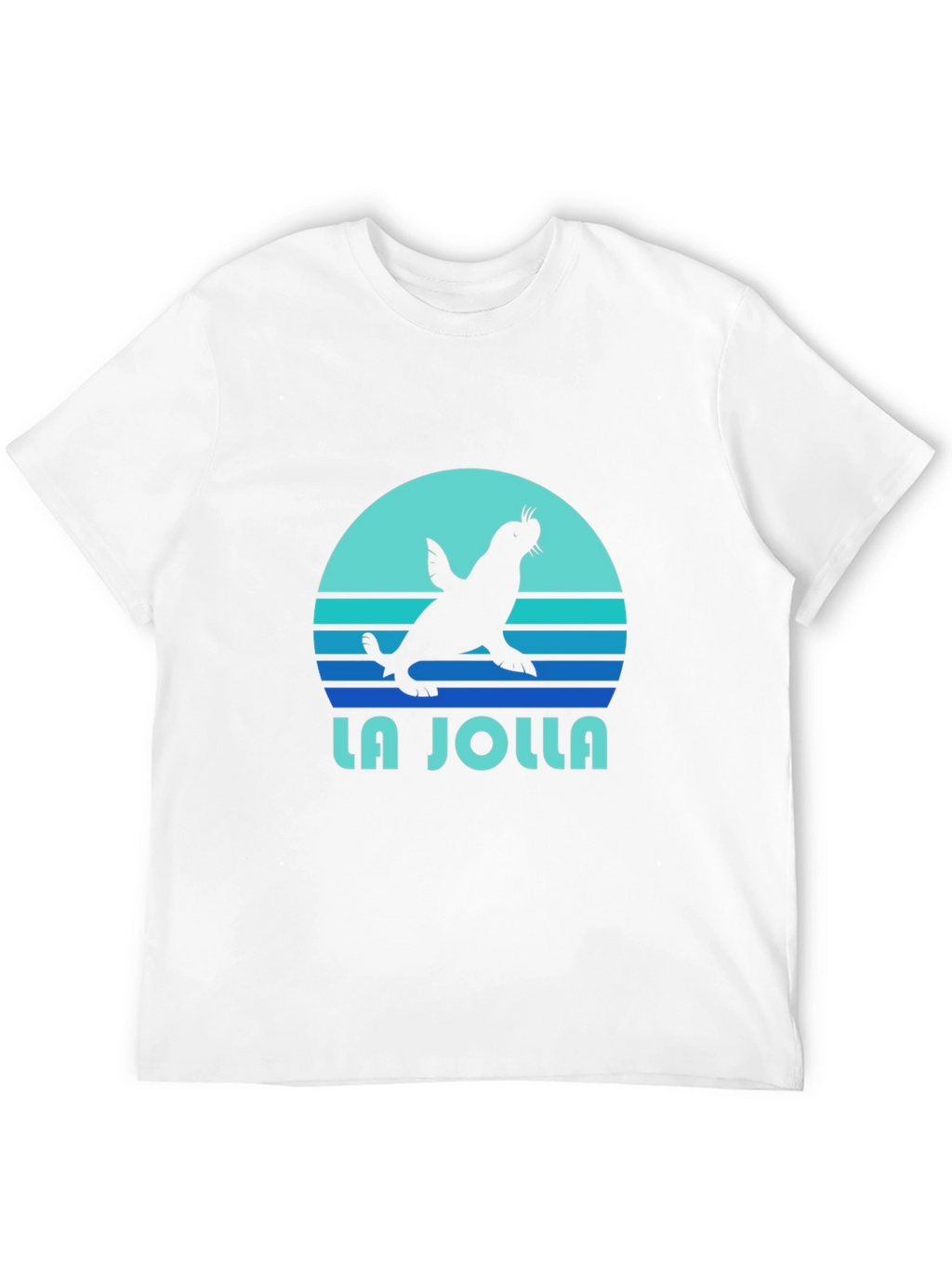 La Jolla Seal Graphic Tee - Soft Cotton T-Shirt