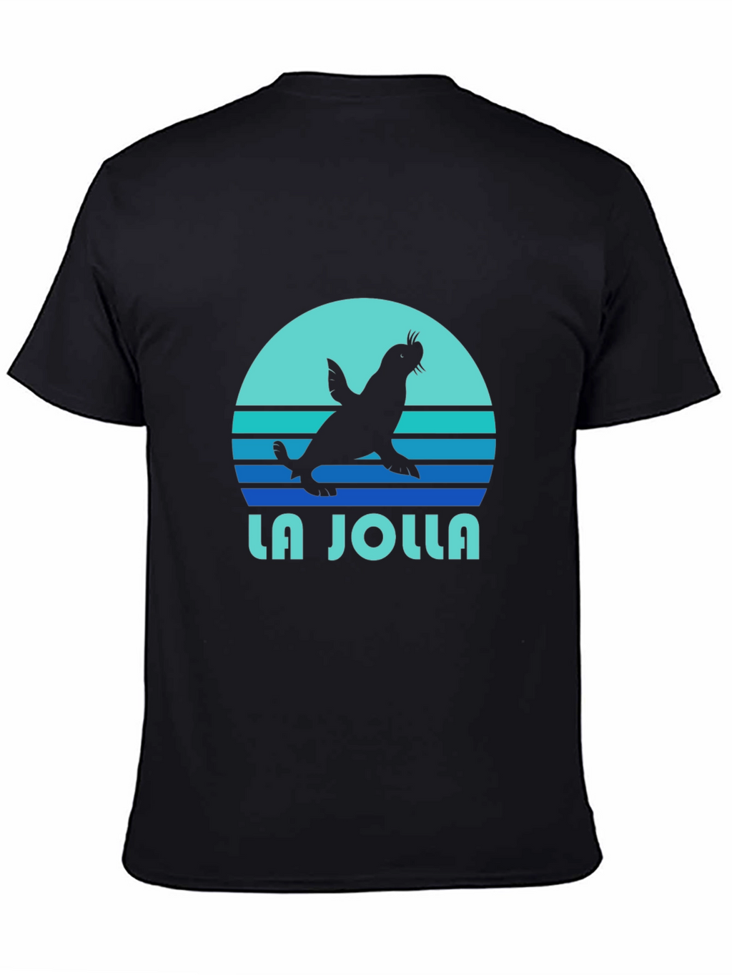 La Jolla Seal Graphic Tee - Soft Cotton T-Shirt