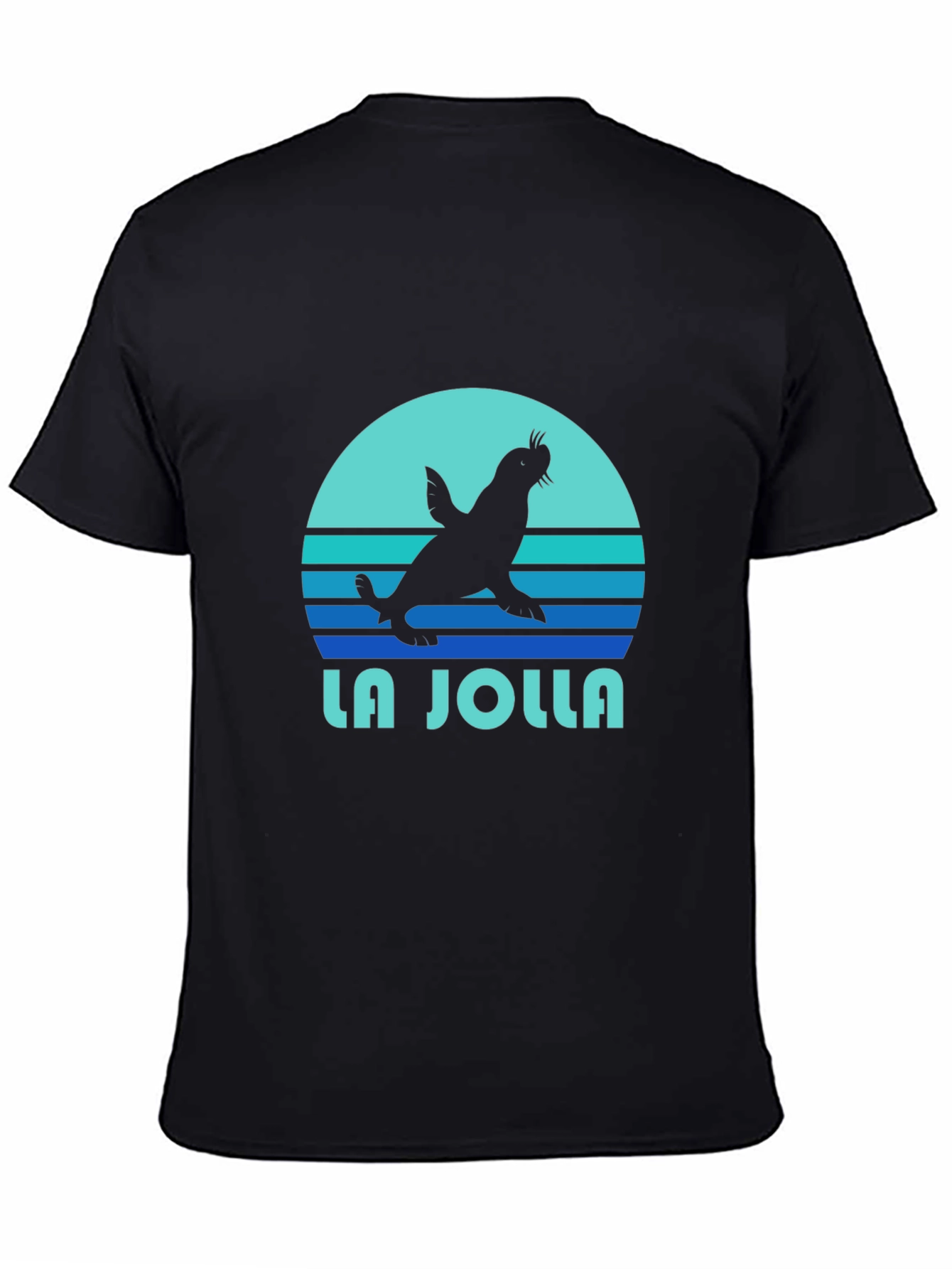 La Jolla Seal Graphic Tee - Soft Cotton T-Shirt