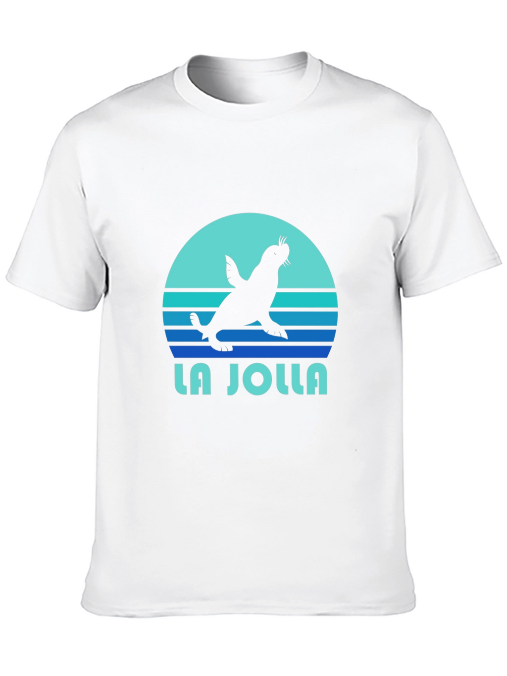 La Jolla Seal Graphic Tee - Soft Cotton T-Shirt