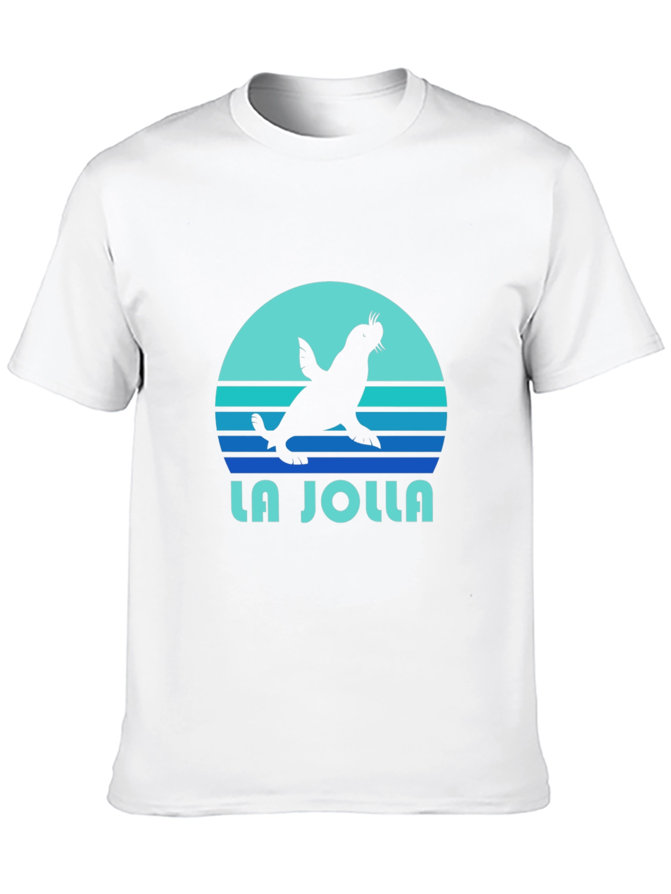 La Jolla Seal Graphic Tee - Soft Cotton T-Shirt