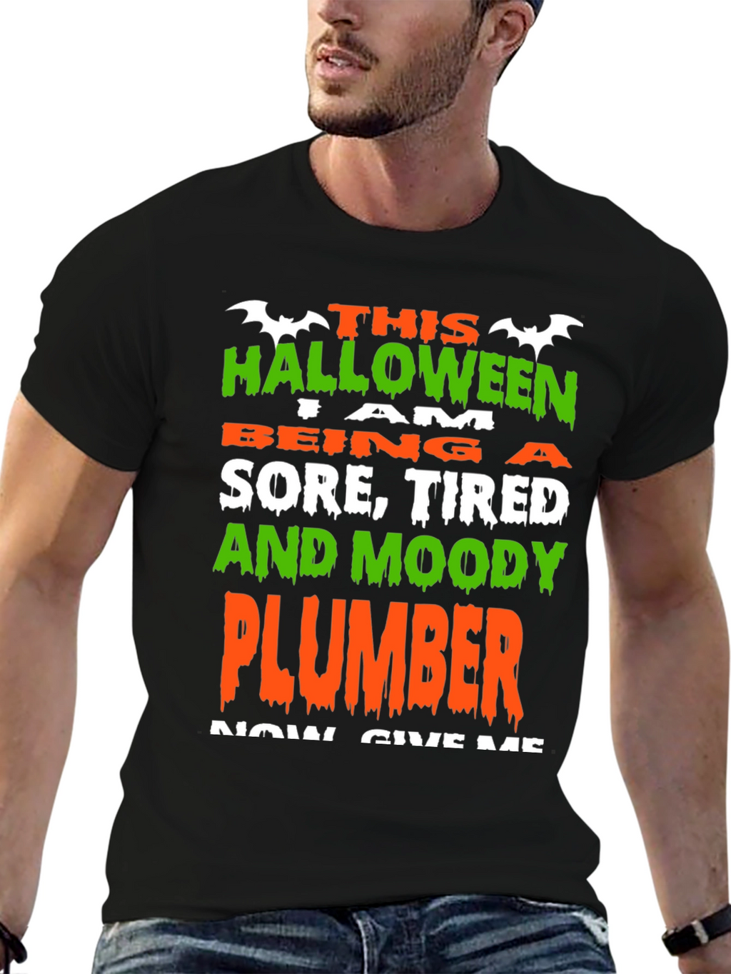 Funny Halloween Plumber T-Shirt