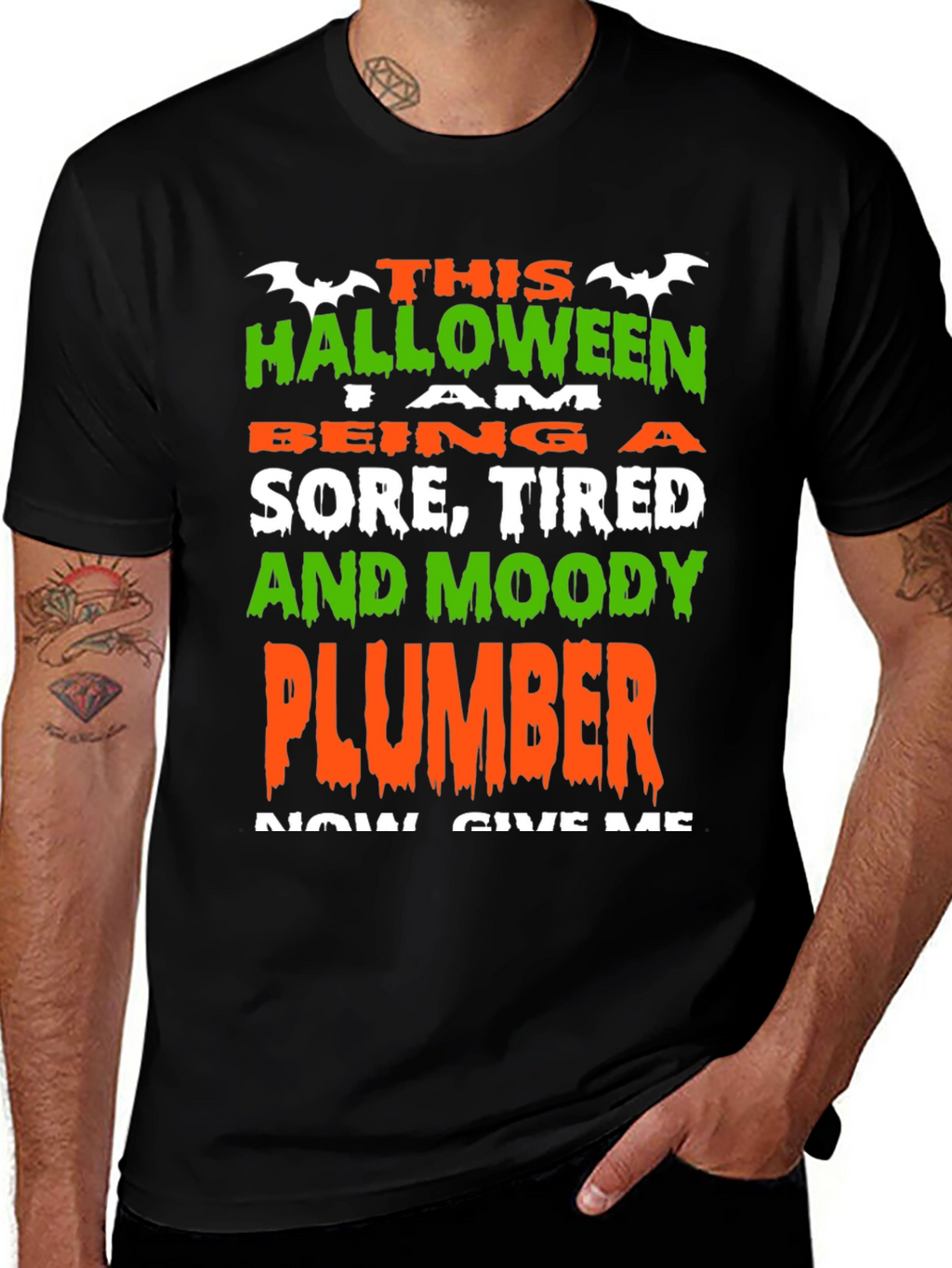 Funny Halloween Plumber T-Shirt