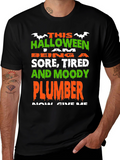 Funny Halloween Plumber T-Shirt