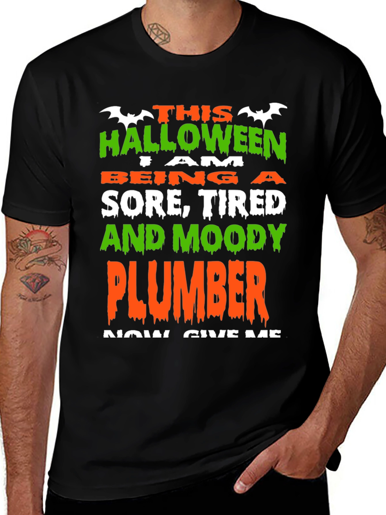 Funny Halloween Plumber T-Shirt