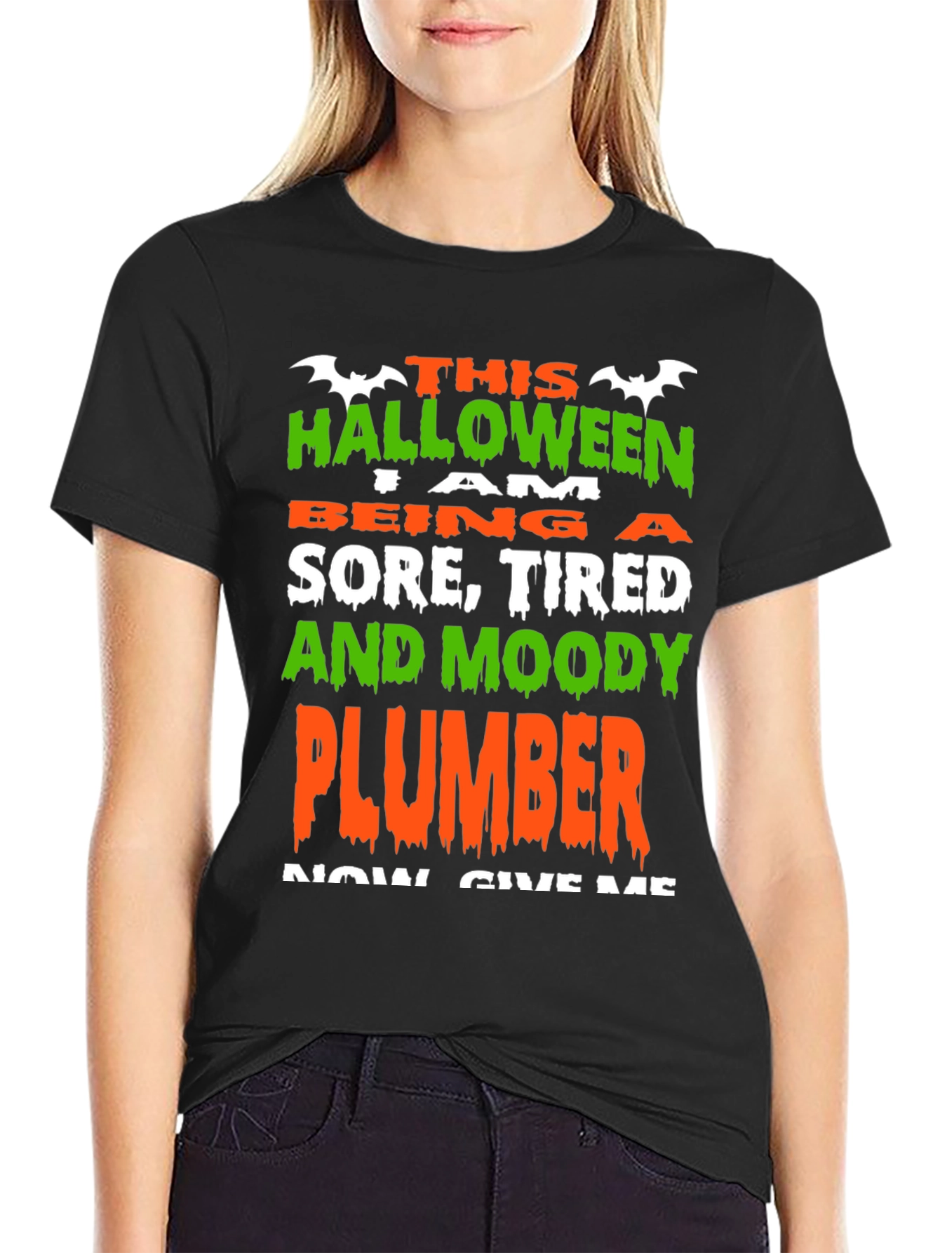 Funny Halloween Plumber T-Shirt