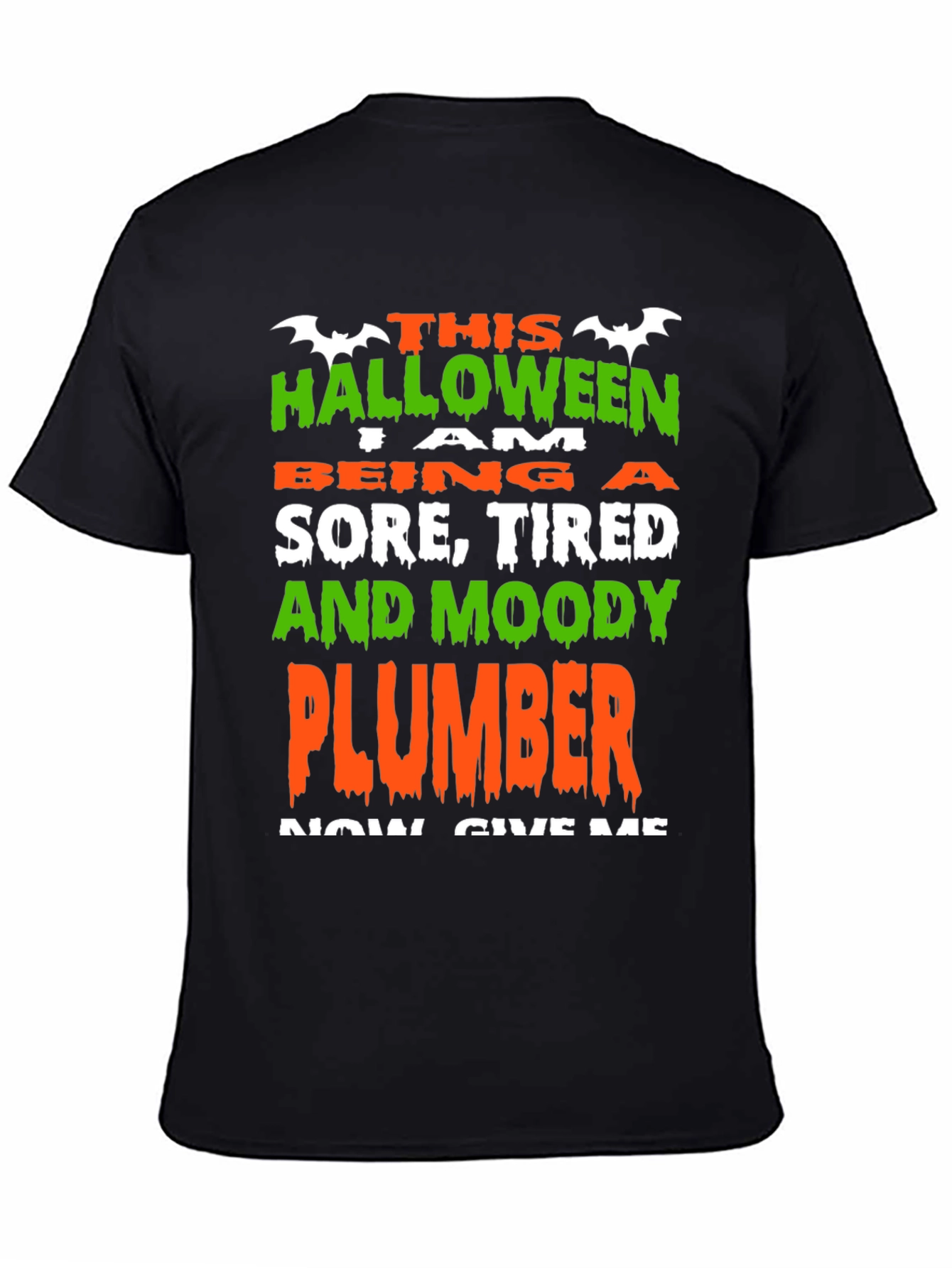 Funny Halloween Plumber T-Shirt