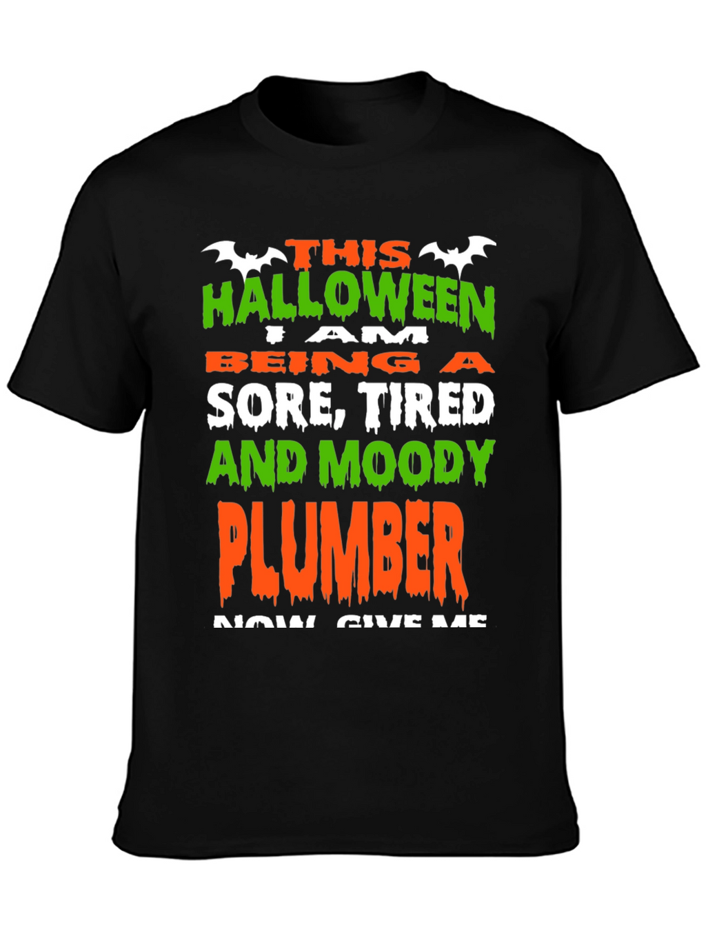 Funny Halloween Plumber T-Shirt