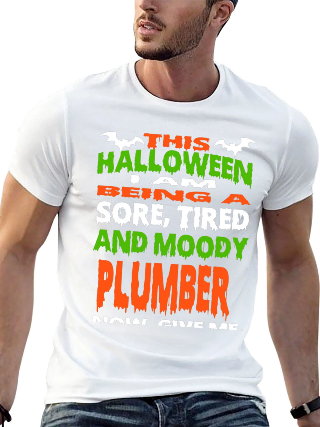 Funny Halloween Plumber T-Shirt