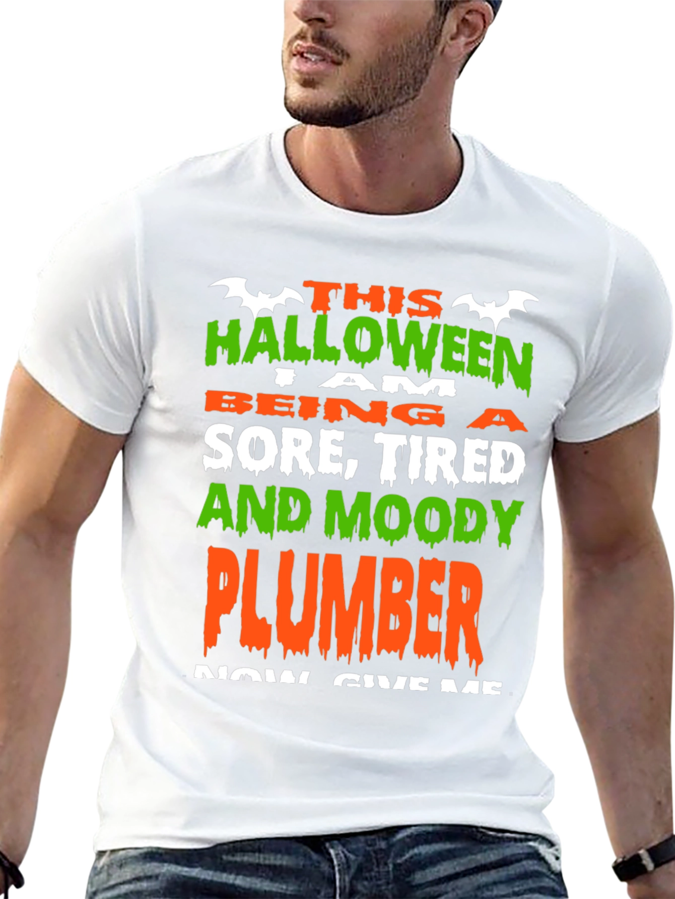 Funny Halloween Plumber T-Shirt