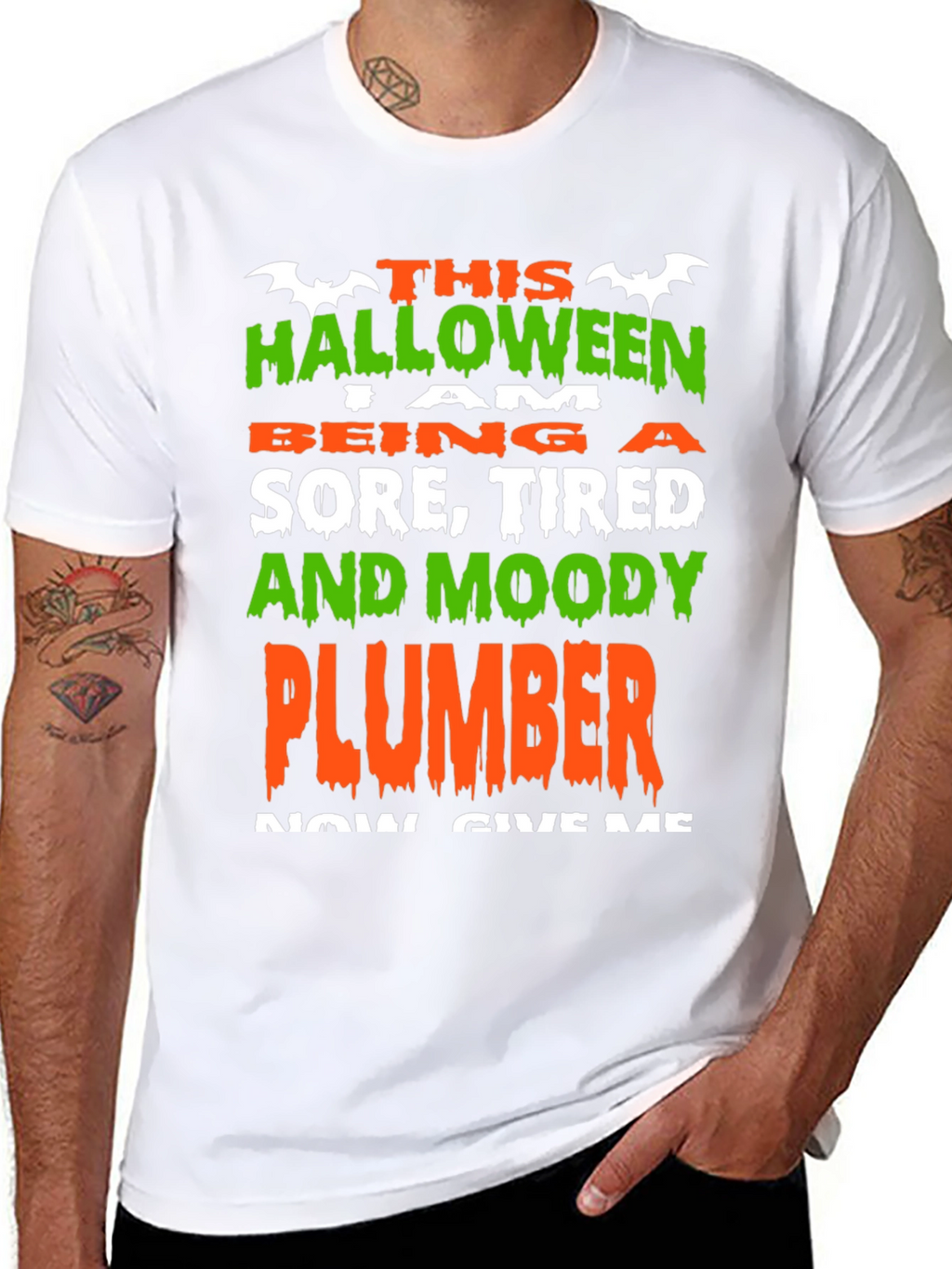 Funny Halloween Plumber T-Shirt
