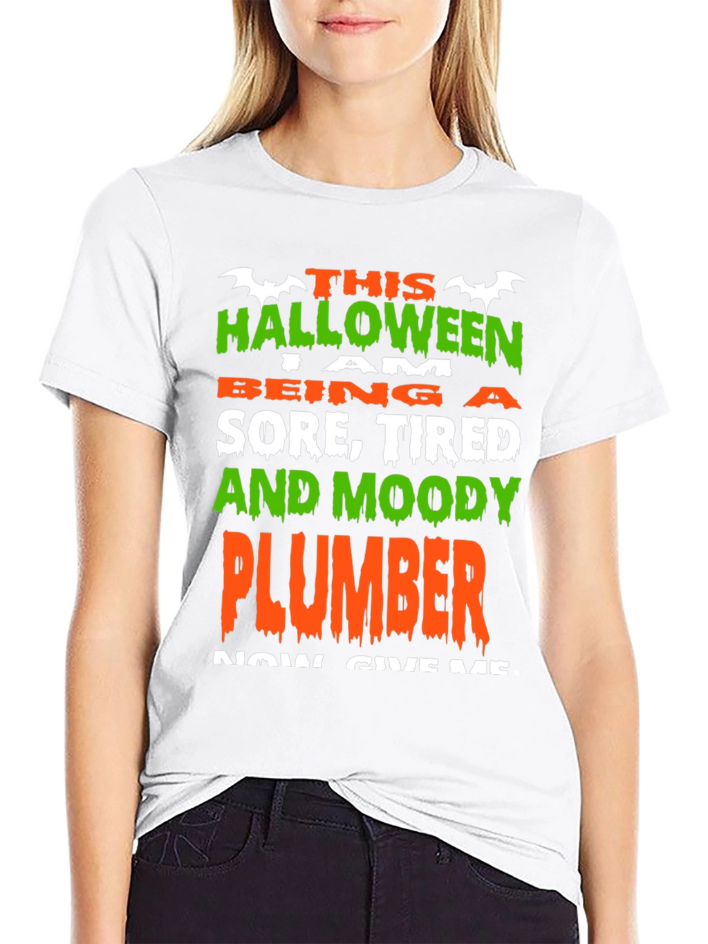 Funny Halloween Plumber T-Shirt