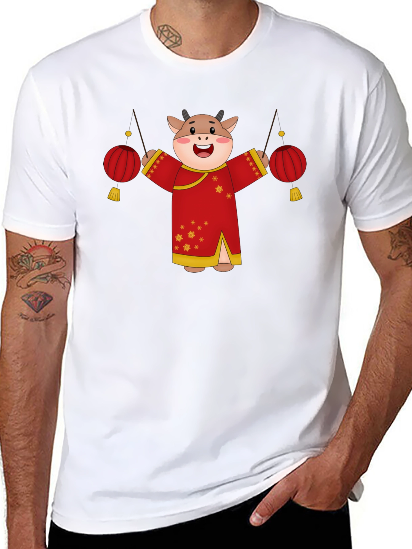 Festive Chinese New Year Ox T-Shirt