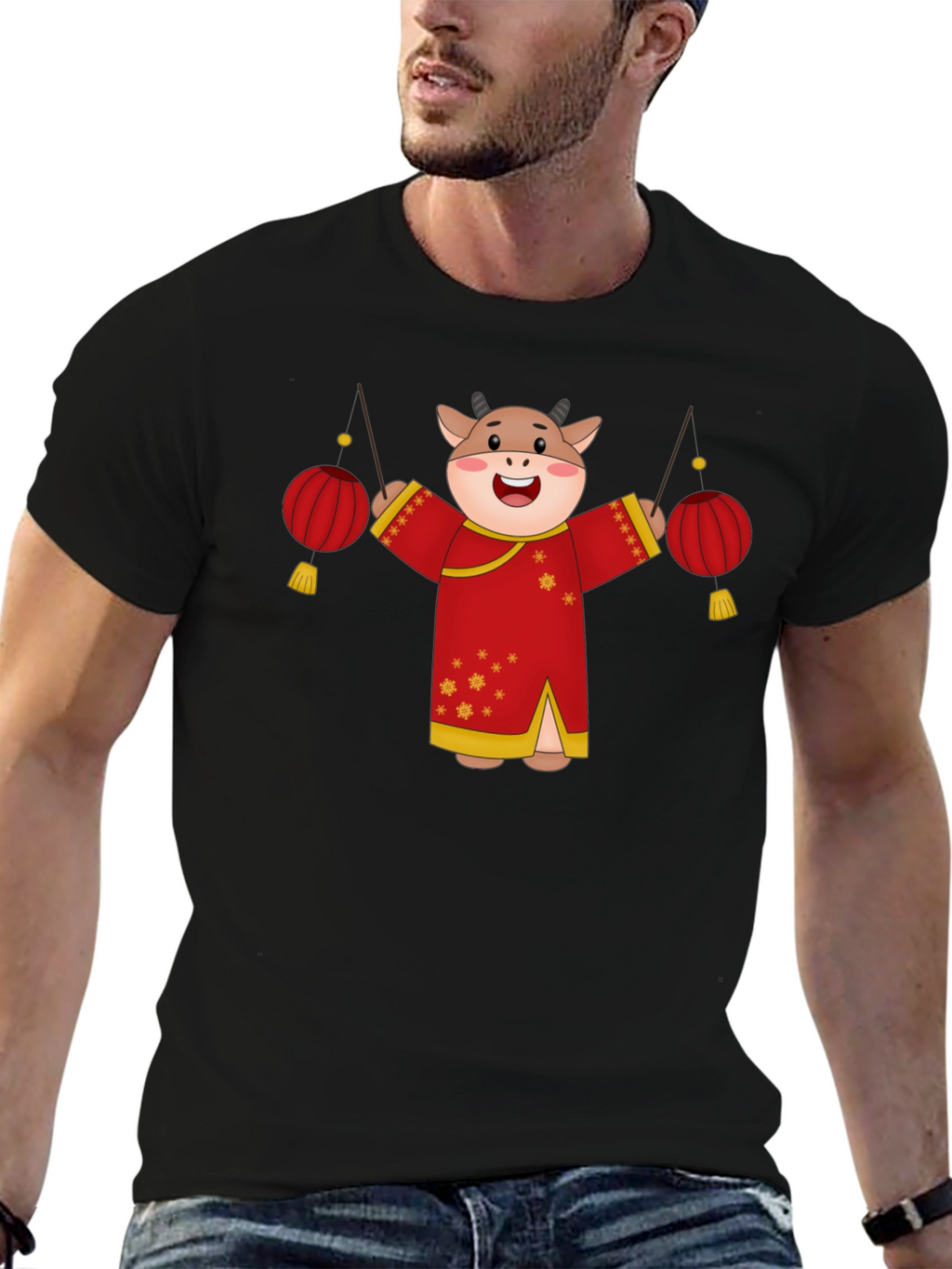Festive Chinese New Year Ox T-Shirt