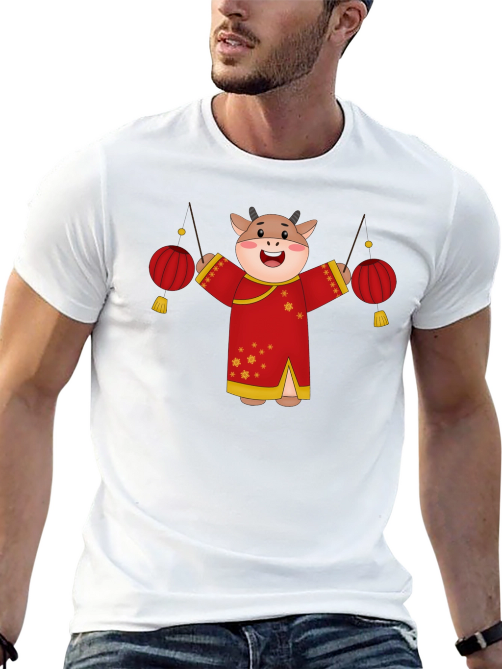 Festive Chinese New Year Ox T-Shirt