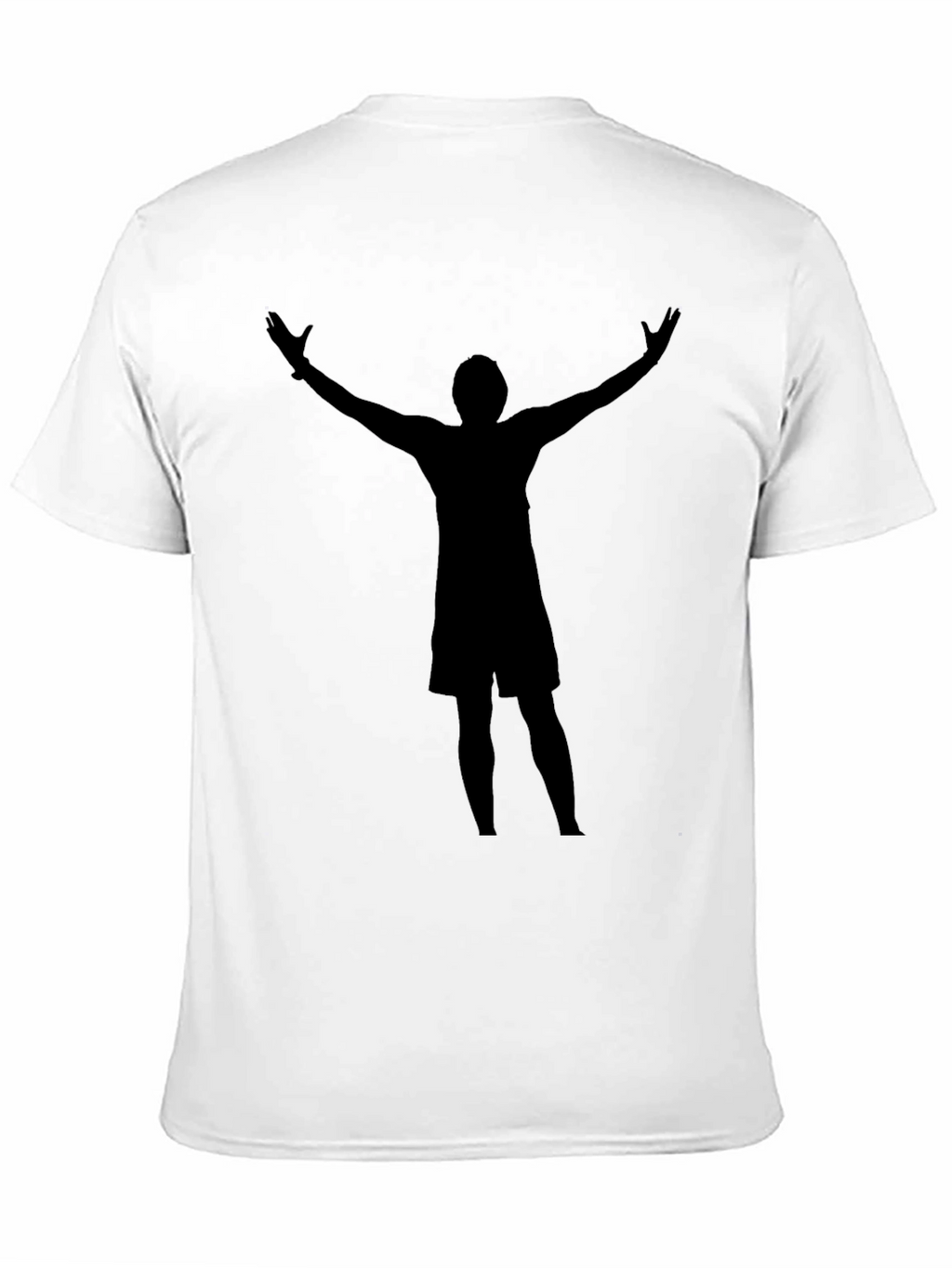 Silhouette Graphic Tee - Black Crew Neck