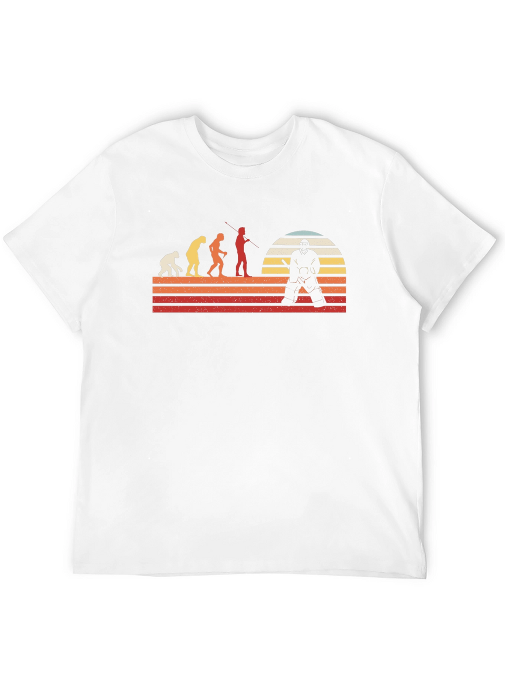 Hockey Evolution T-Shirt - Retro Style
