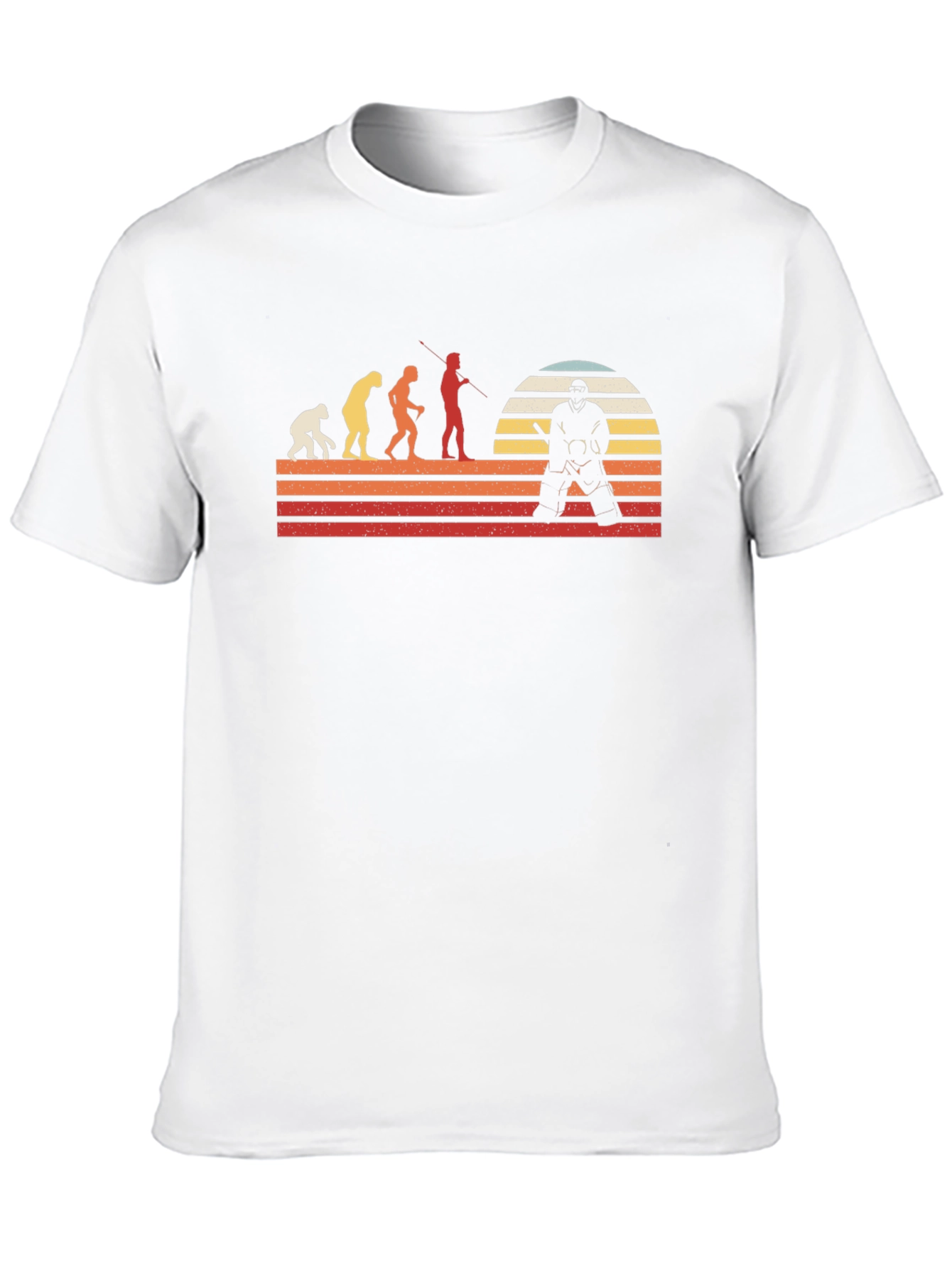 Hockey Evolution T-Shirt - Retro Style