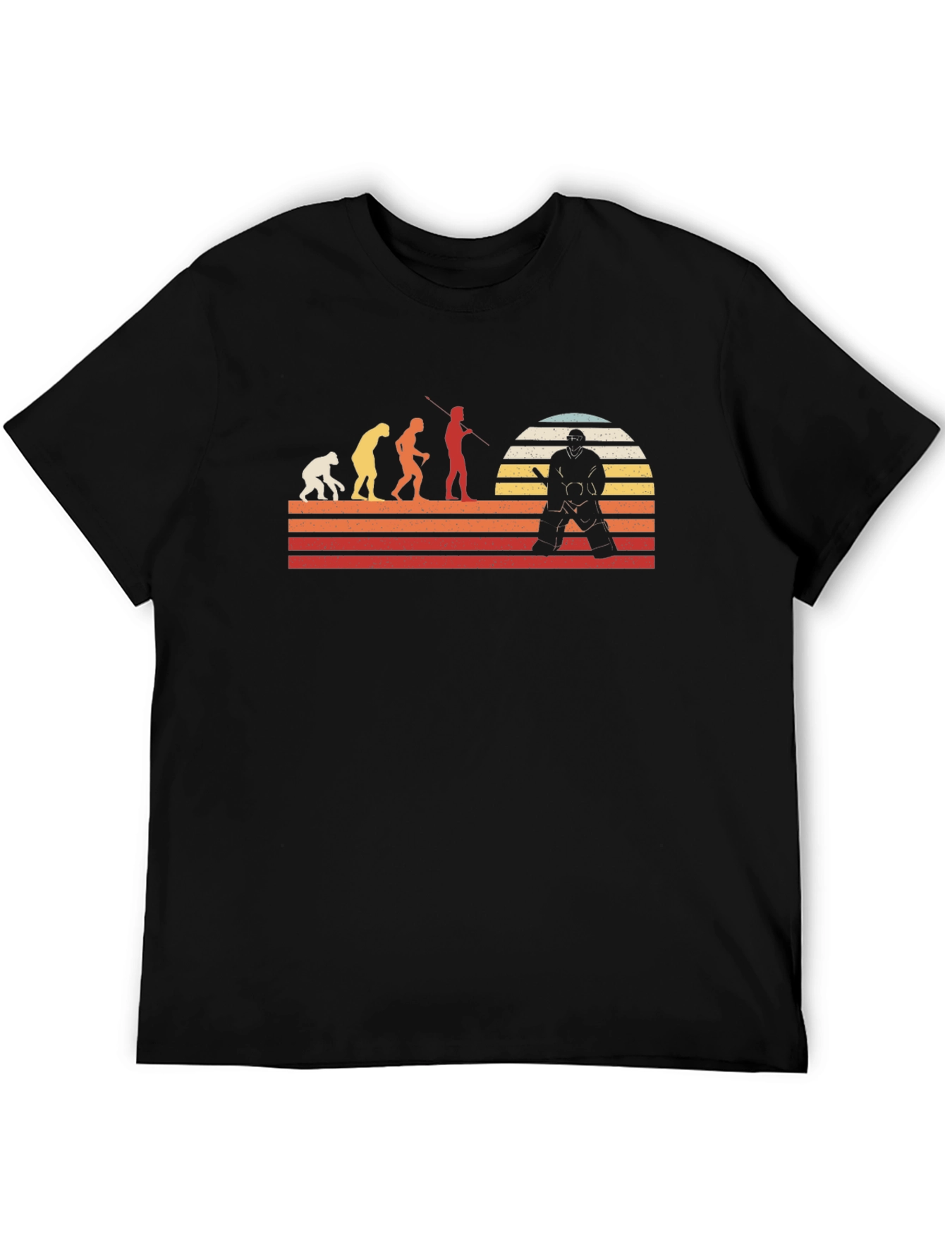 Hockey Evolution T-Shirt - Retro Style