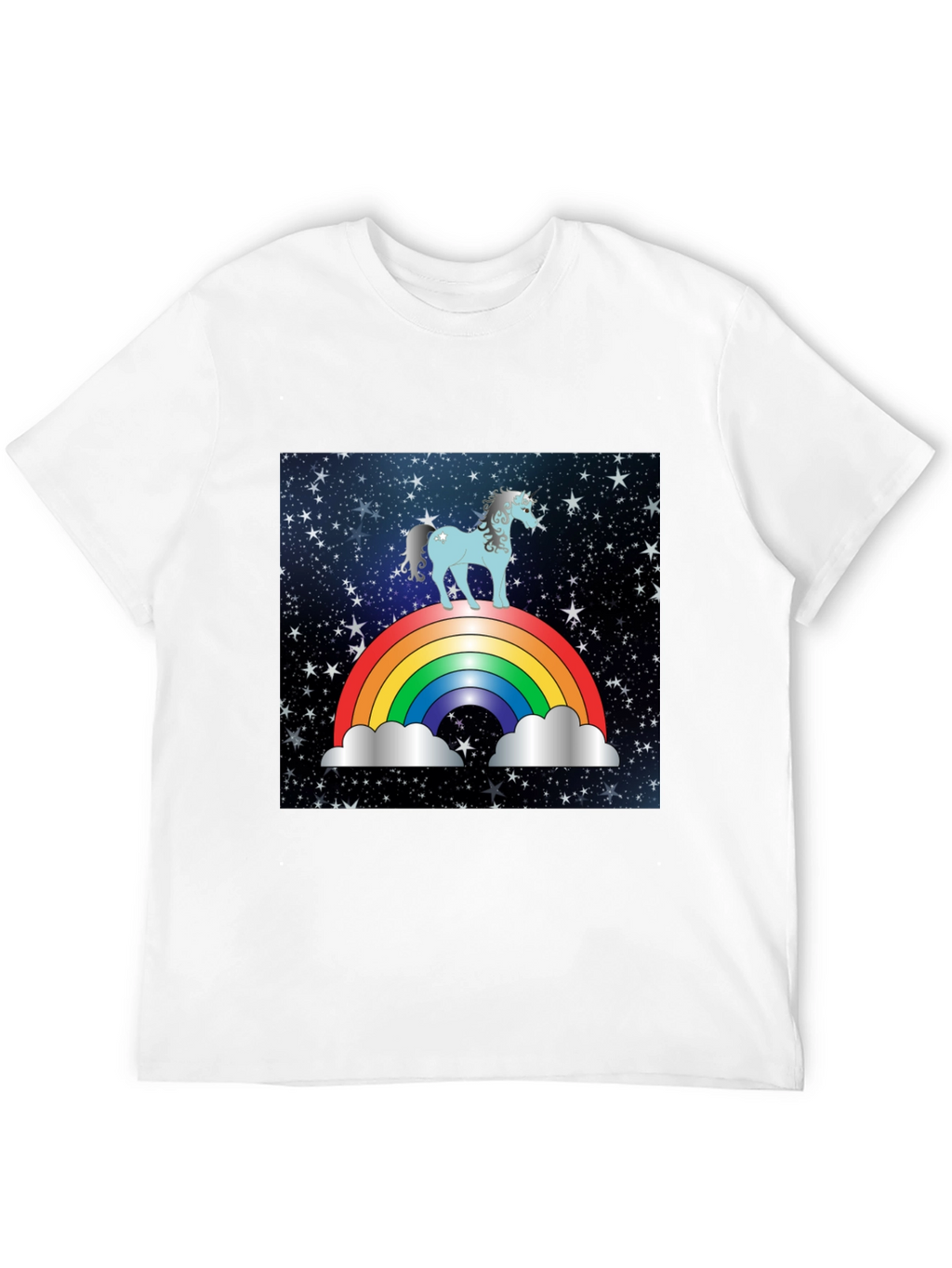Rainbow Unicorn Galaxy T-Shirt