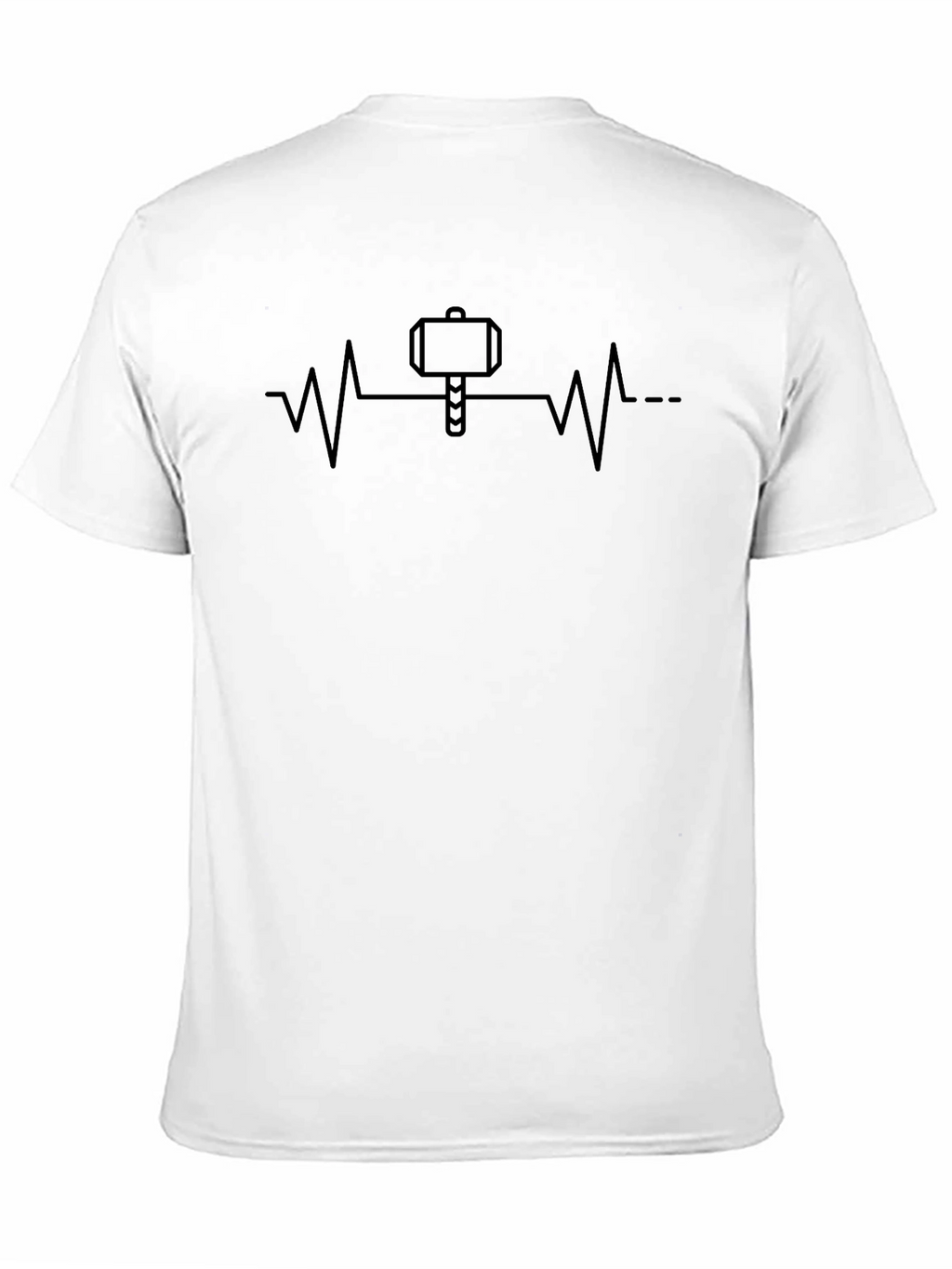 Thor Heartbeat Graphic Tee - Mens Black T-Shirt
