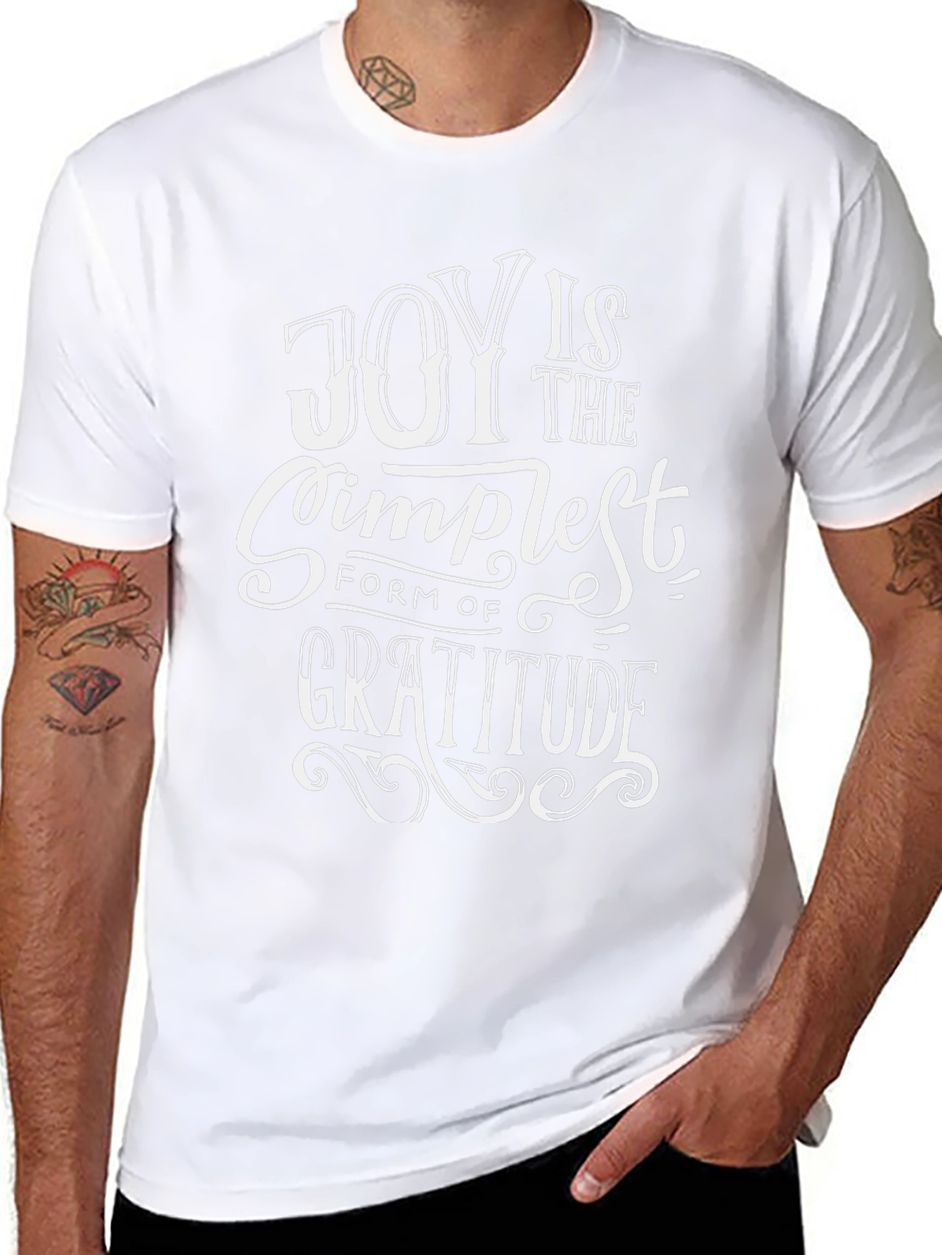 Joy Gratitude T-Shirt - Motivational Tee