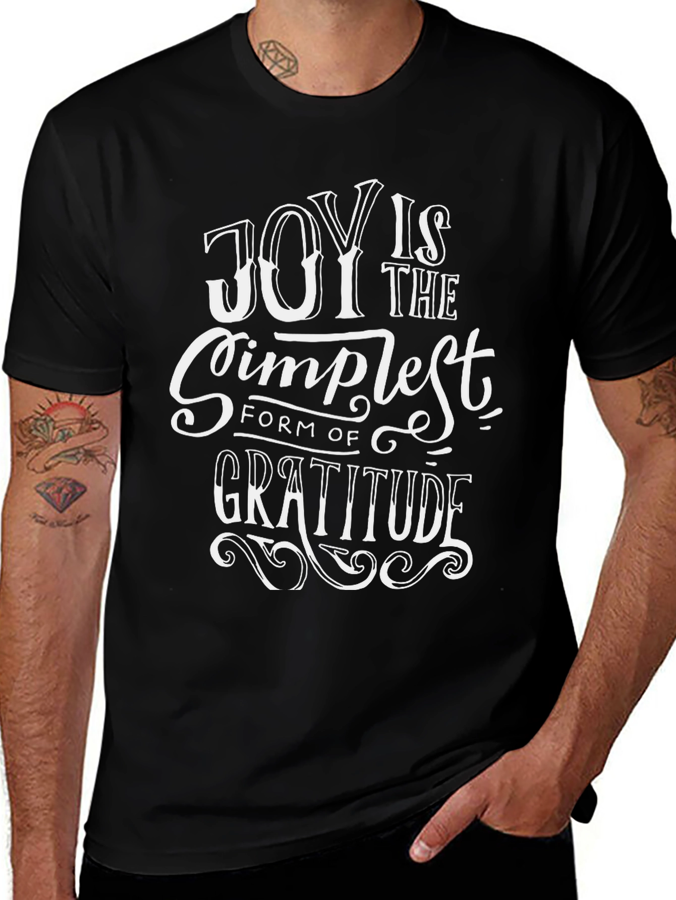 Joy Gratitude T-Shirt - Motivational Tee