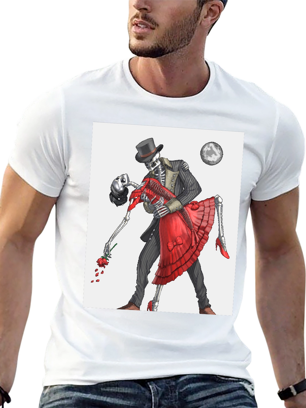 Skeleton Dance T-Shirt - Gothic Romance Tee