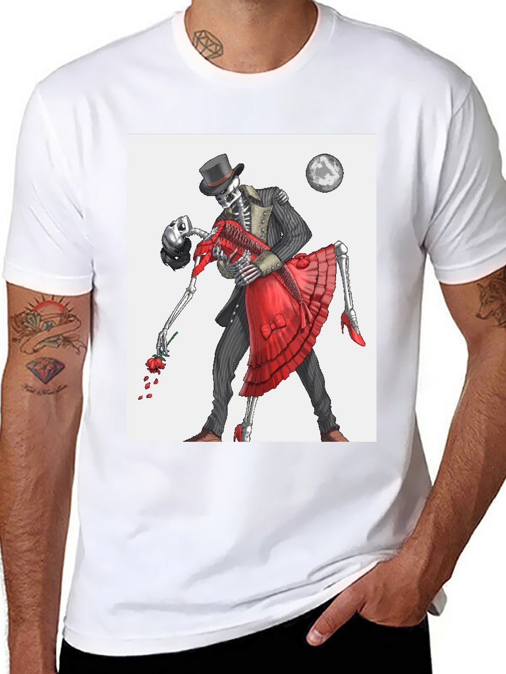 Skeleton Dance T-Shirt - Gothic Romance Tee