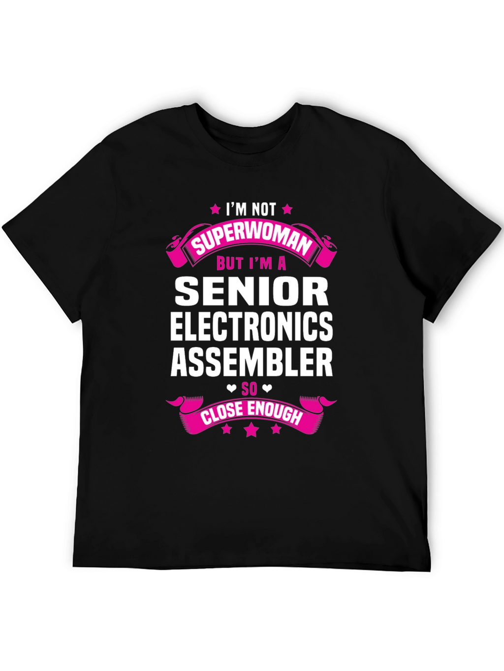 Senior Electronics Assembler Superwoman T-Shirt