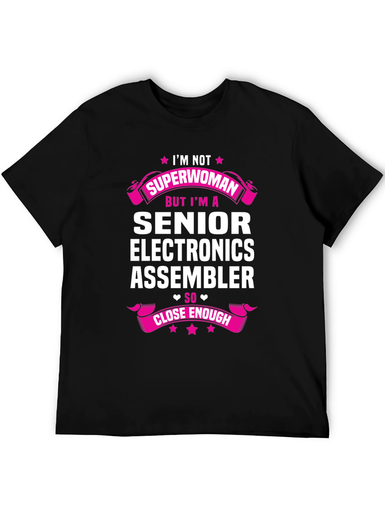 Senior Electronics Assembler Superwoman T-Shirt