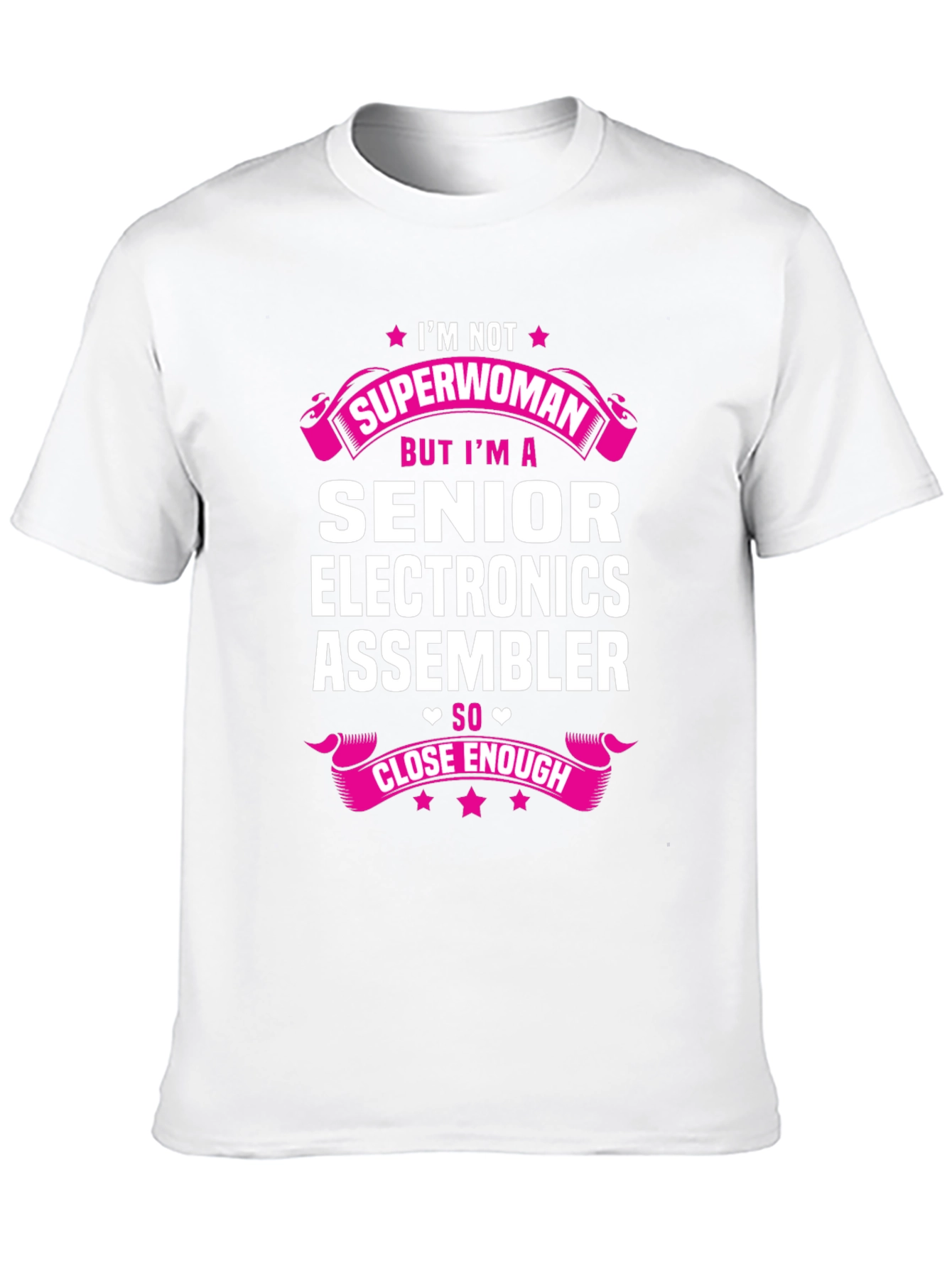 Senior Electronics Assembler Superwoman T-Shirt