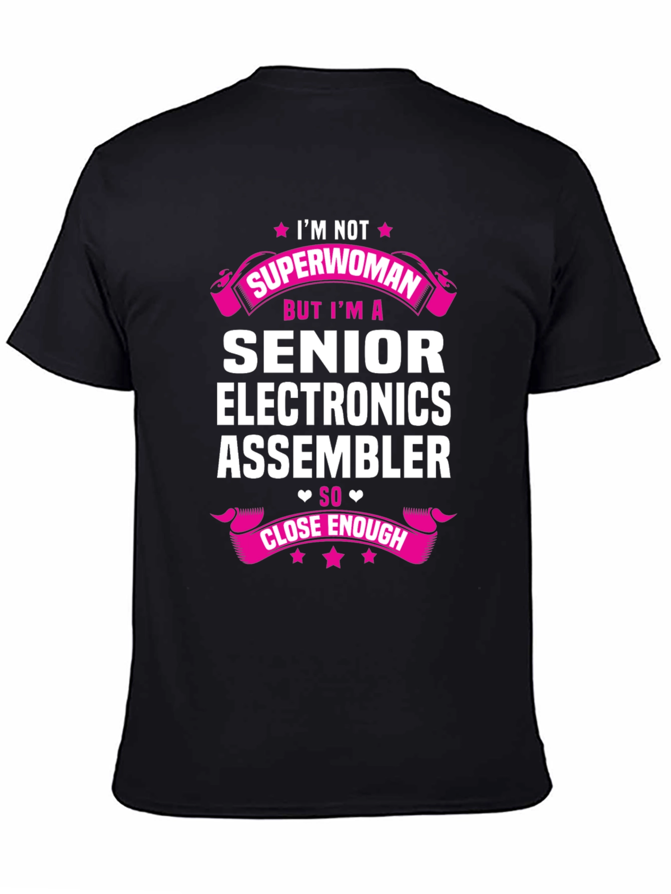 Senior Electronics Assembler Superwoman T-Shirt