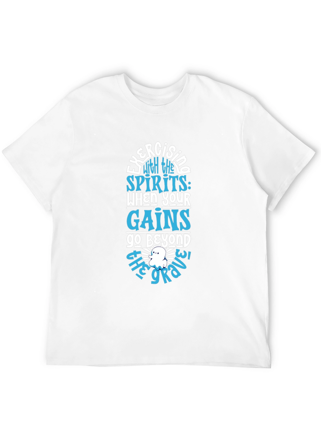 Exercising with Spirits Black T-Shirt