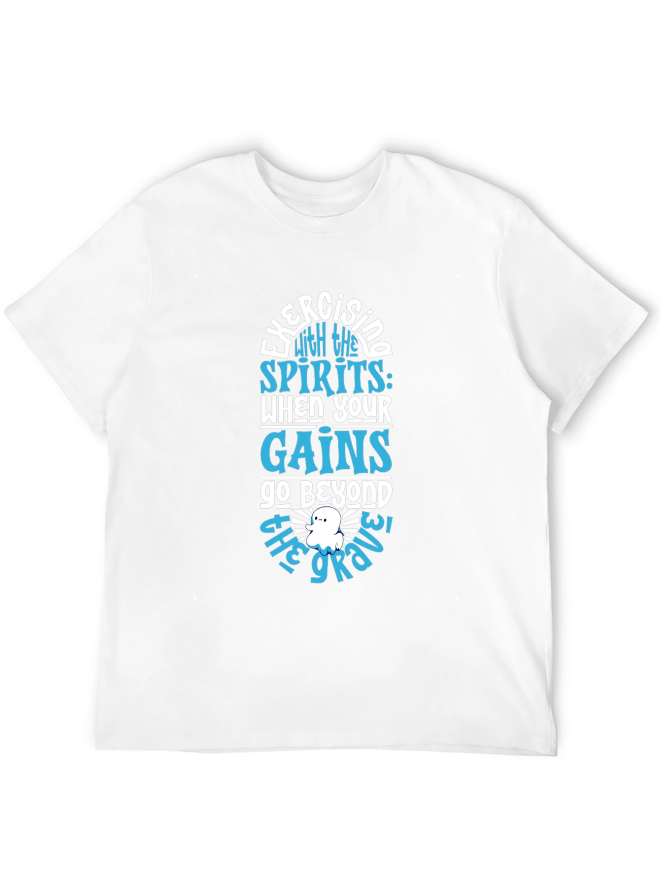 Exercising with Spirits Black T-Shirt
