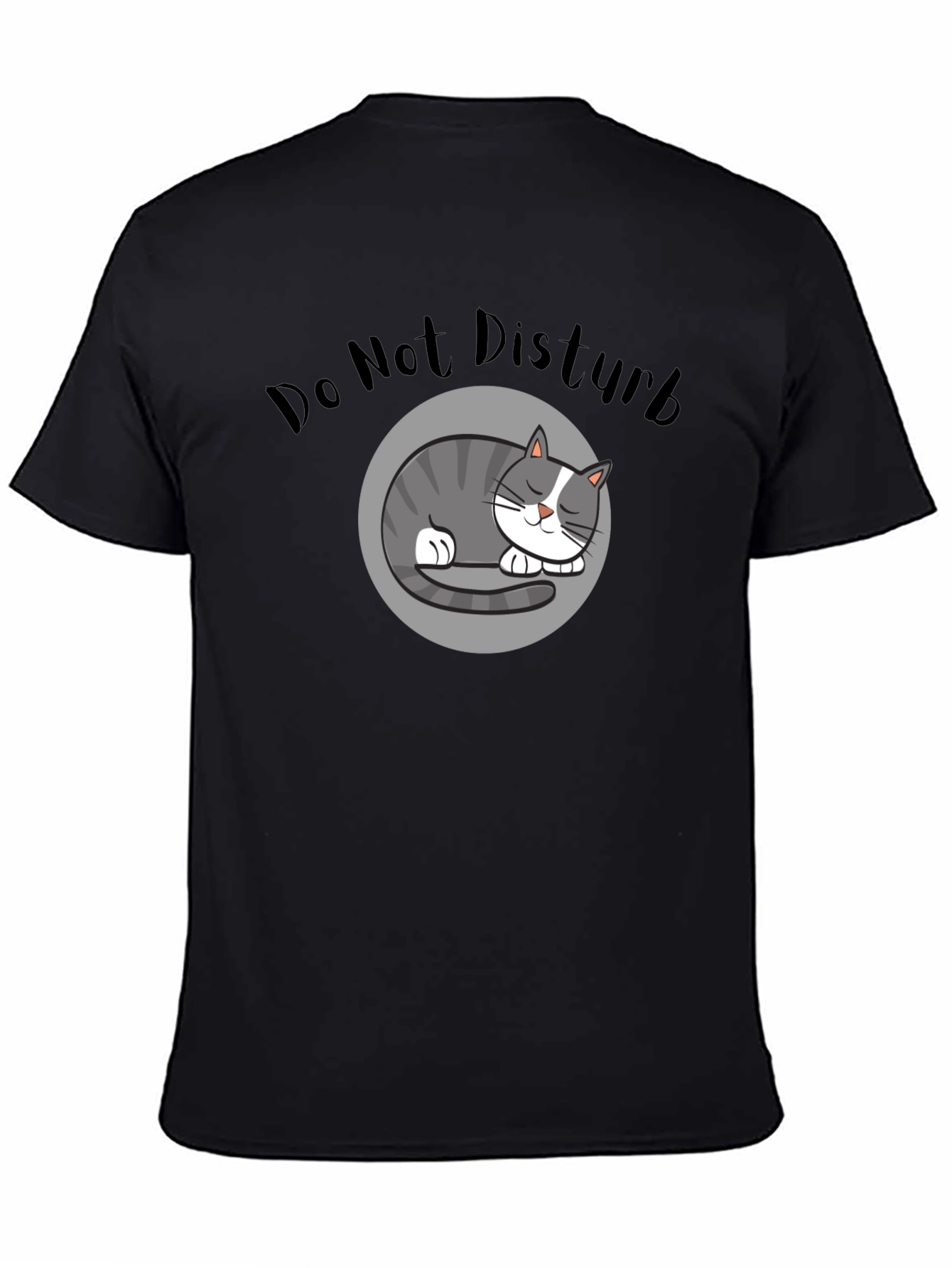 Do Not Disturb Cat T-Shirt - Relaxed Fit