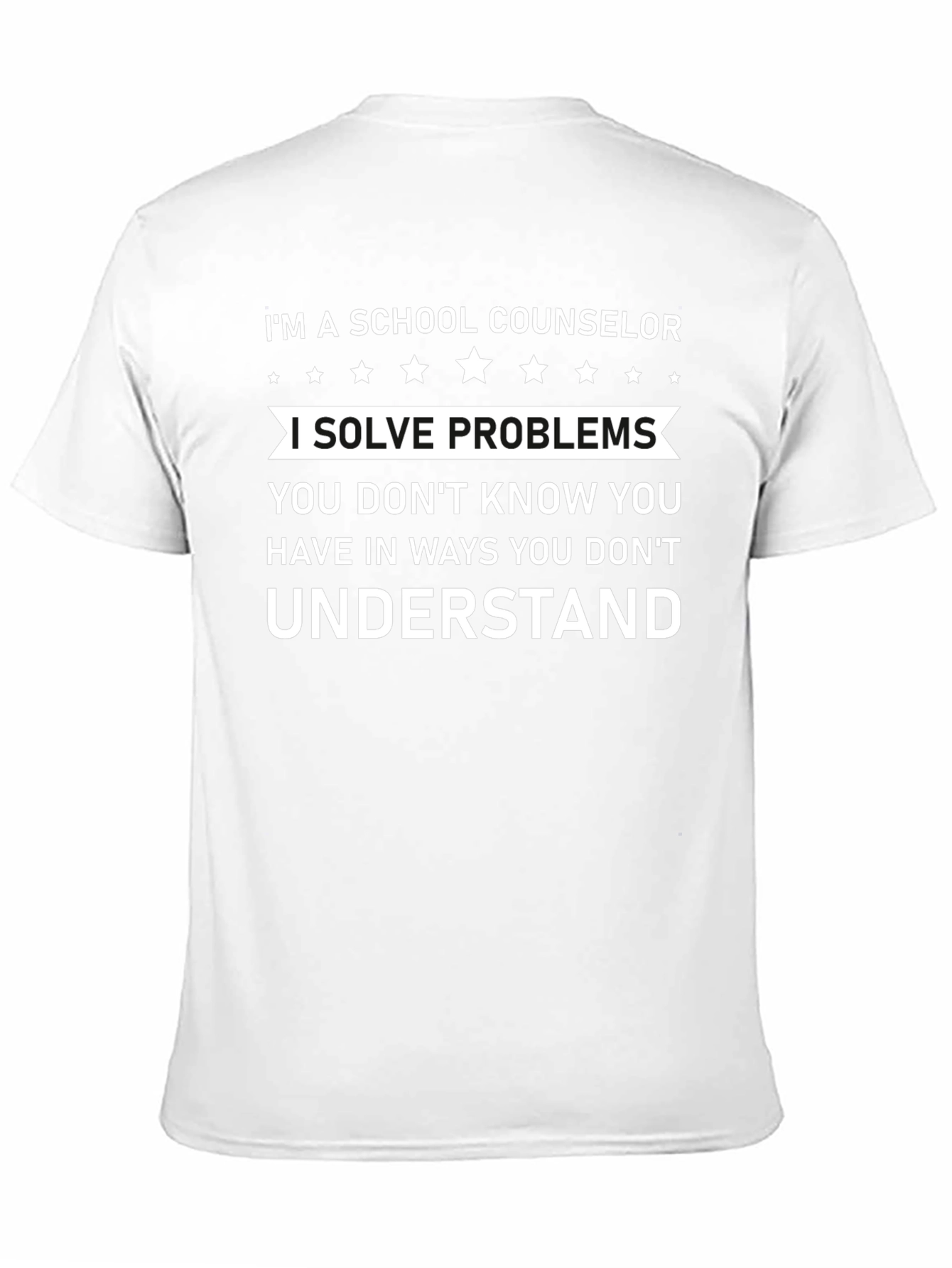 School Counselor Solve Problems T-Shirt