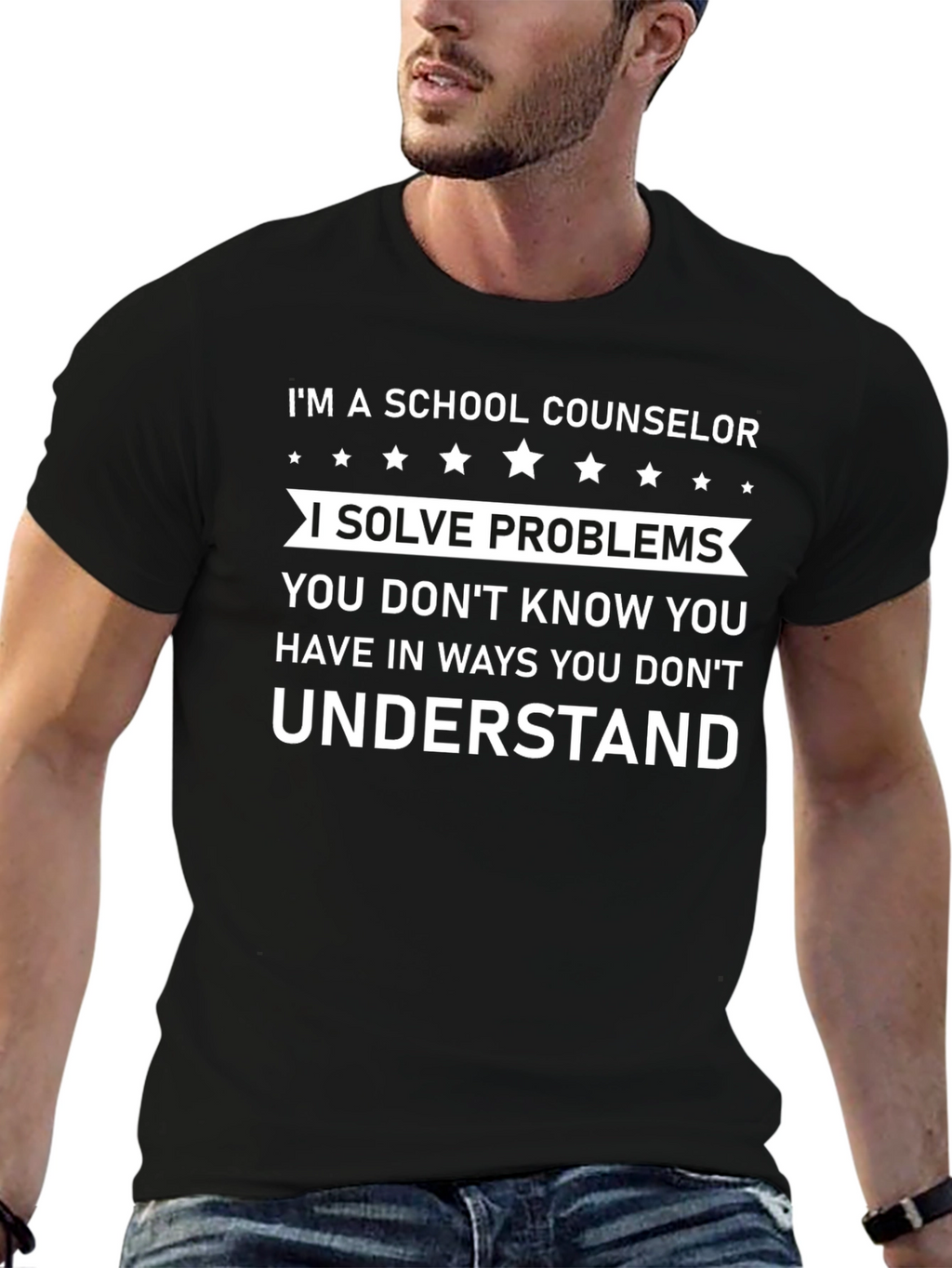 School Counselor Solve Problems T-Shirt