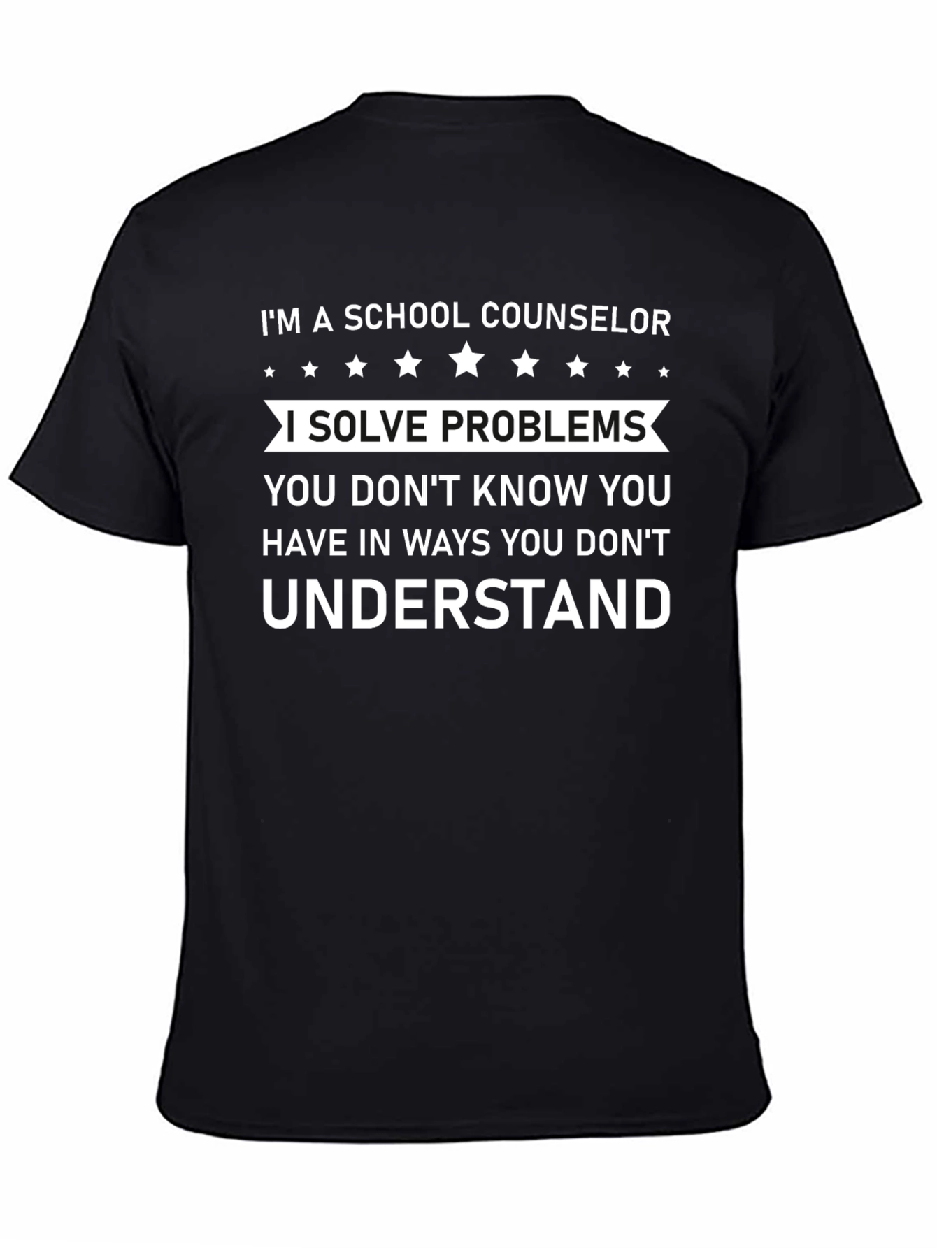School Counselor Solve Problems T-Shirt