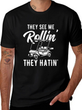 They See Me Rollin Funny Golf Cart T-Shirt