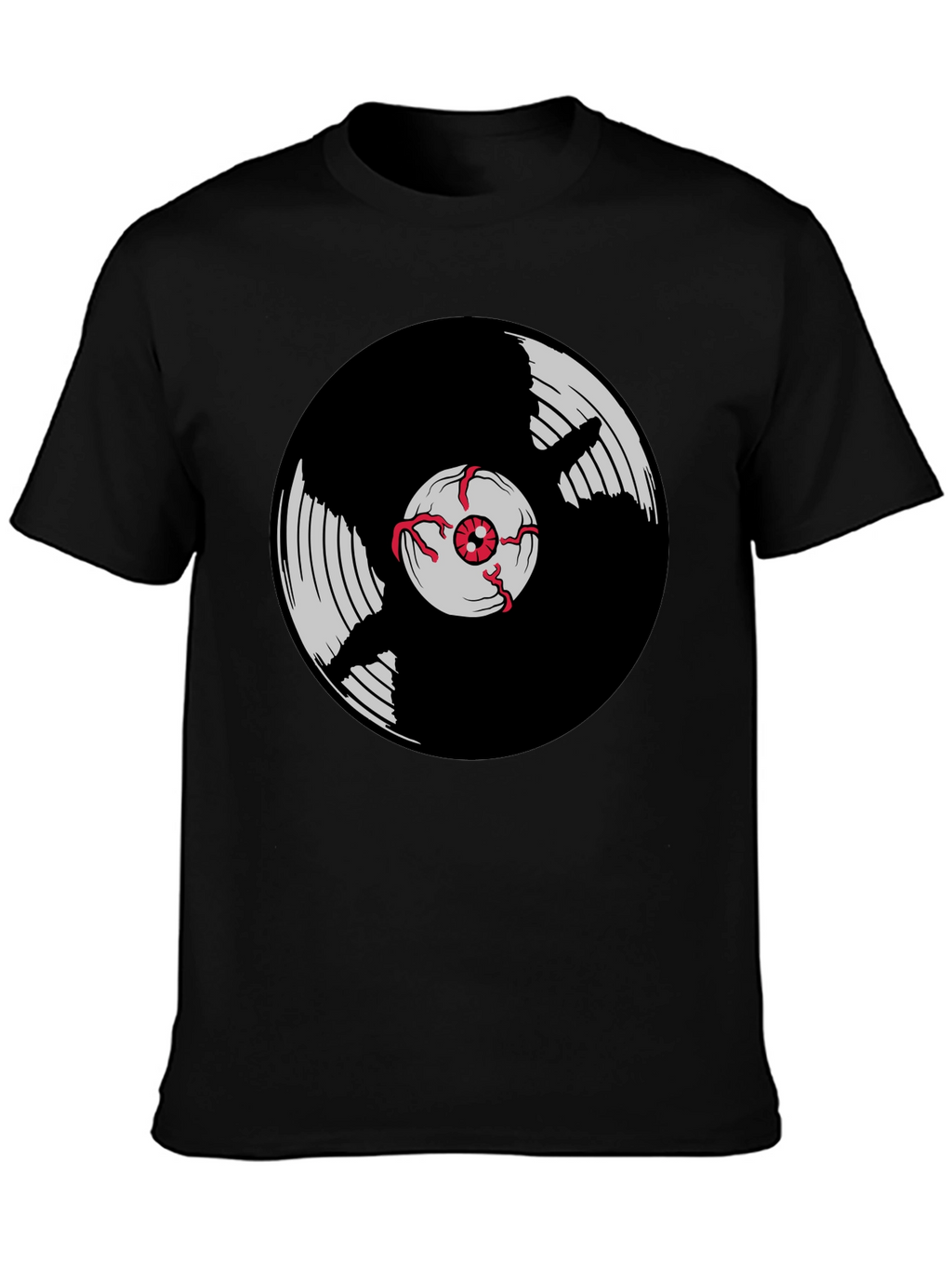 Vinyl Eye Graphic Tee - Black T-Shirt
