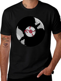 Vinyl Eye Graphic Tee - Black T-Shirt