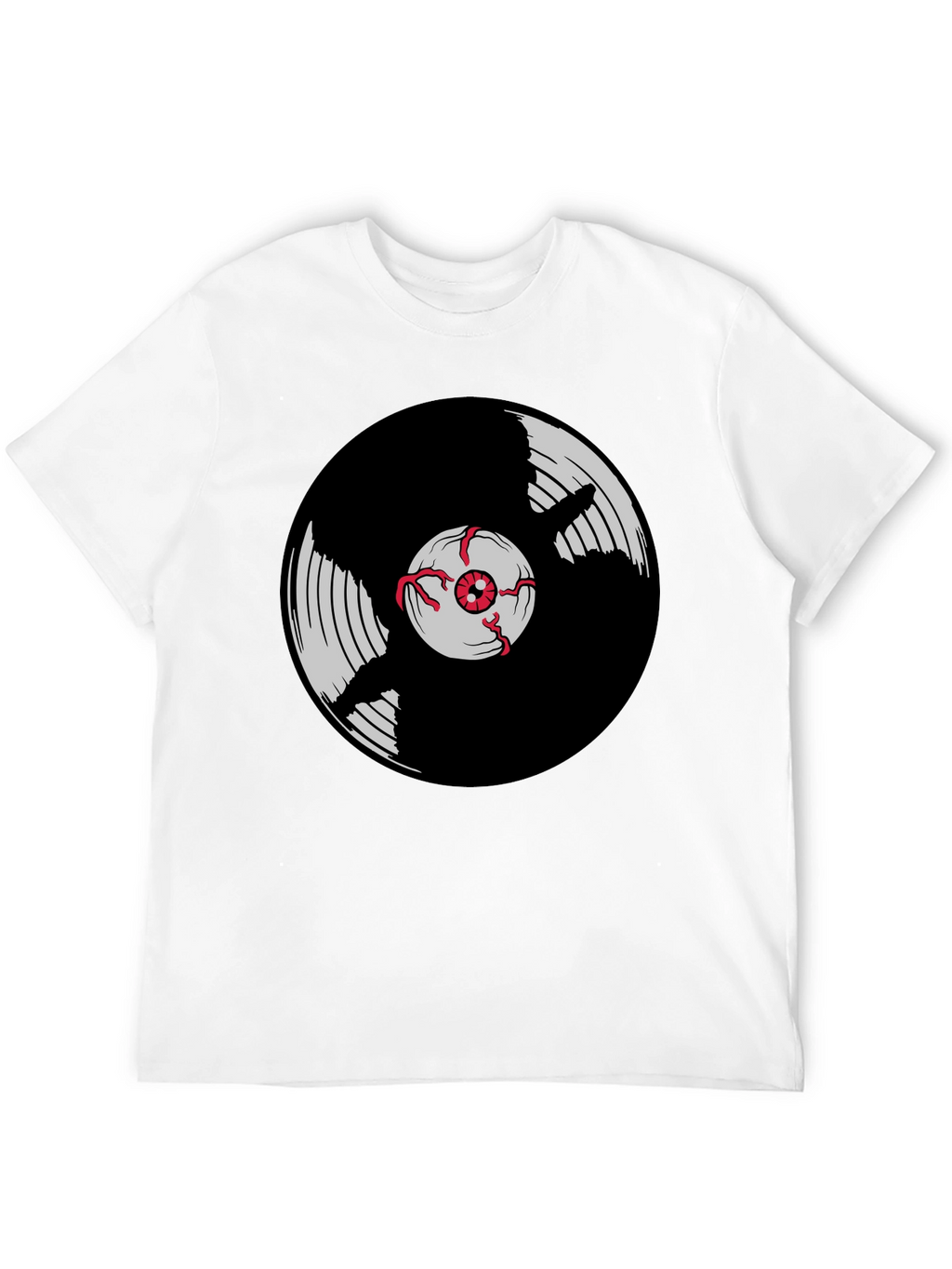 Vinyl Eye Graphic Tee - Black T-Shirt