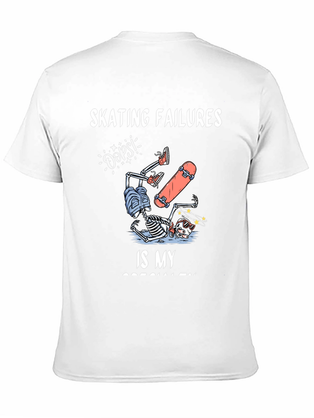 Skating Failures Skeleton Graphic Tee
