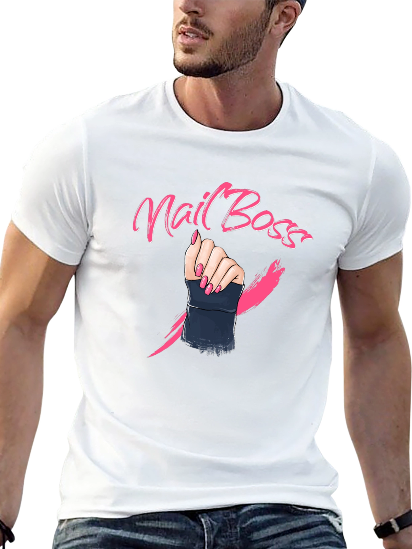 Nail Boss Graphic T-Shirt - Stylish & Bold