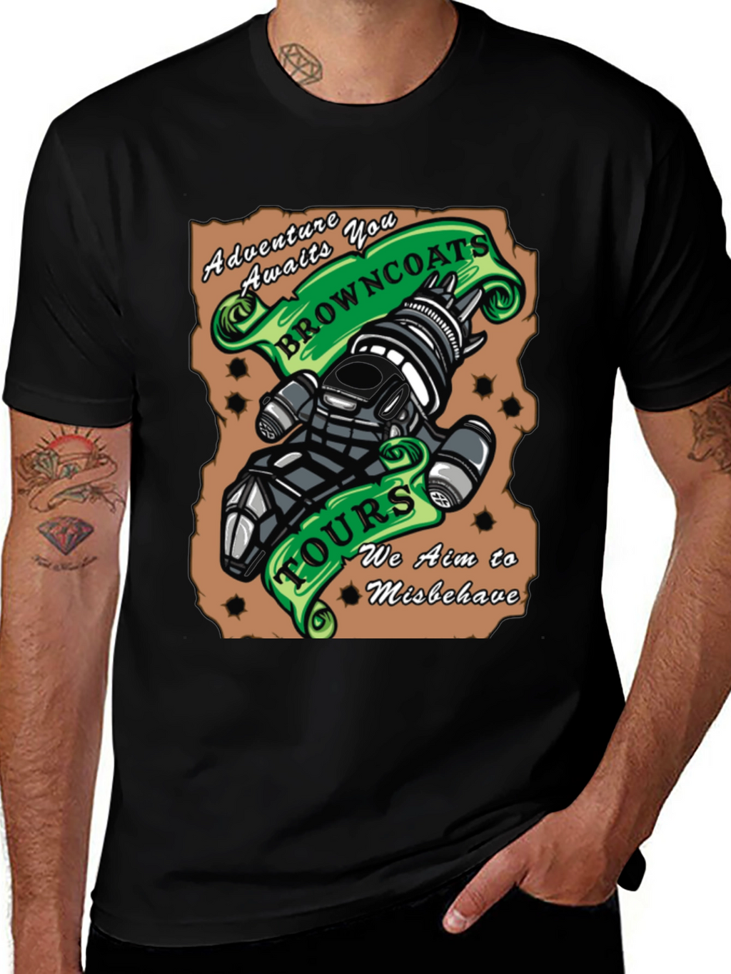 Browncoats Tours T-Shirt - Adventure Awaits
