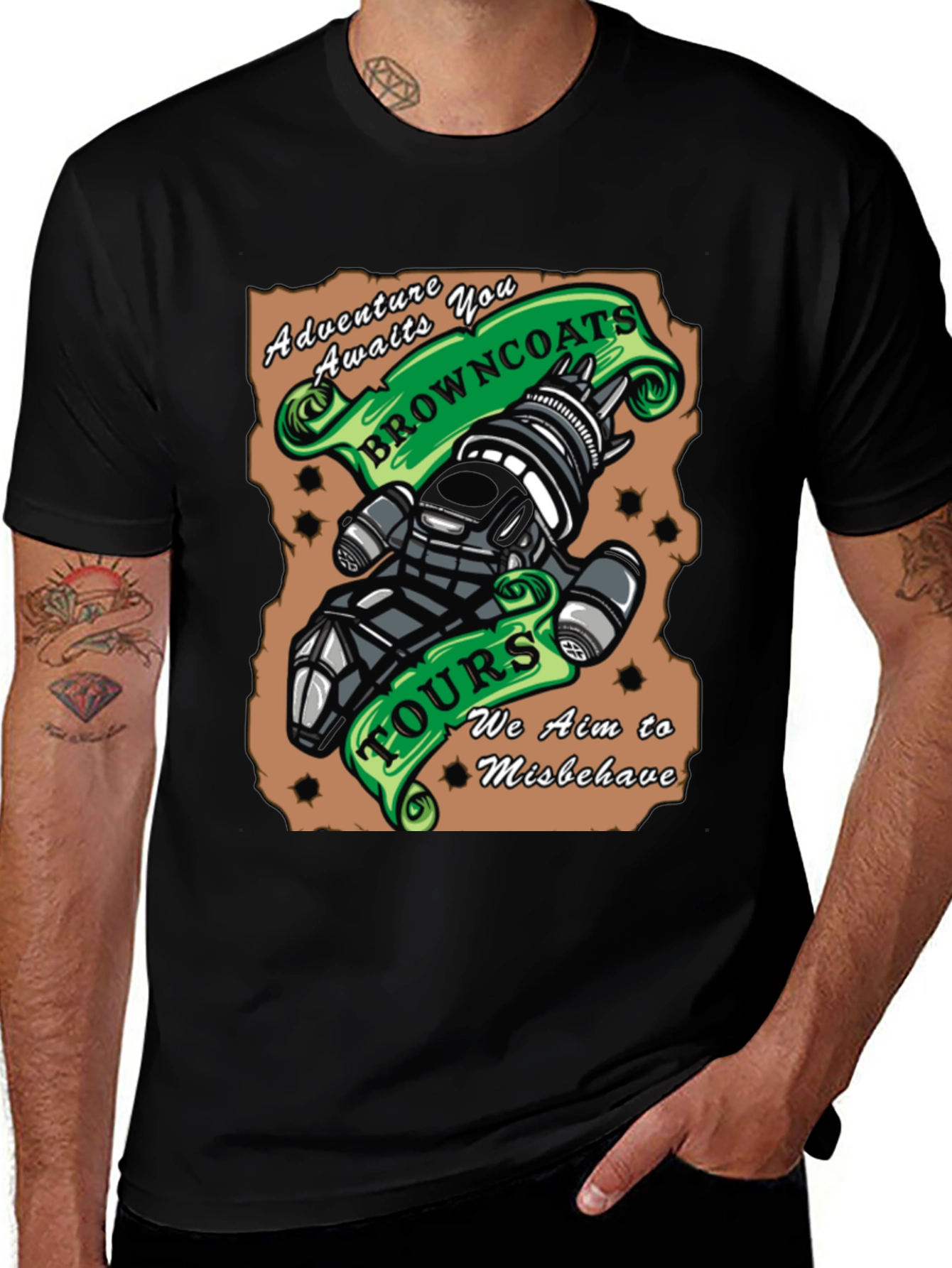 Browncoats Tours T-Shirt - Adventure Awaits