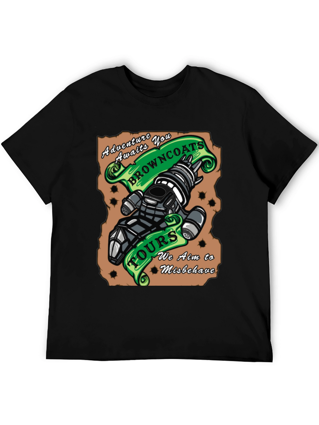 Browncoats Tours T-Shirt - Adventure Awaits