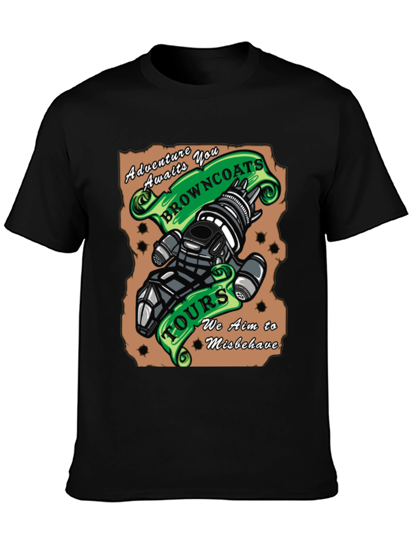 Browncoats Tours T-Shirt - Adventure Awaits