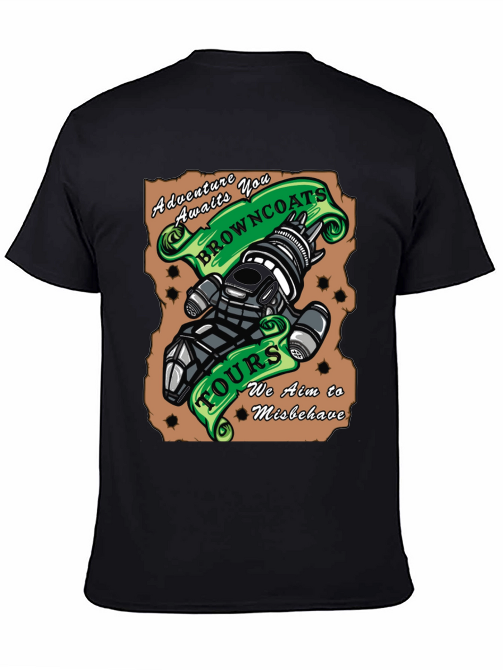 Browncoats Tours T-Shirt - Adventure Awaits